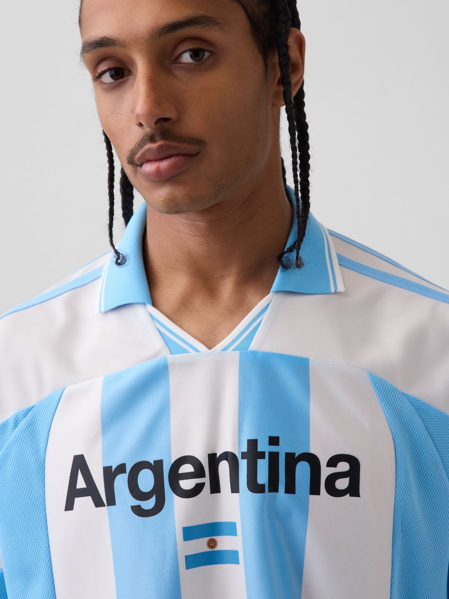 Blue Argentina FIFA WORLD CUP™ Oversized Football Jersey T-Shirt - Image 4 of 5