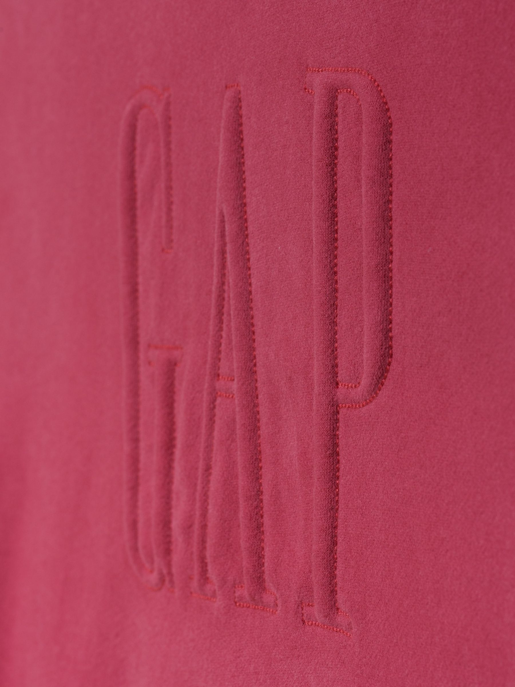 Red Vintage Soft French Terry Oversized Logo Sweatshirt - Image 2 of 2