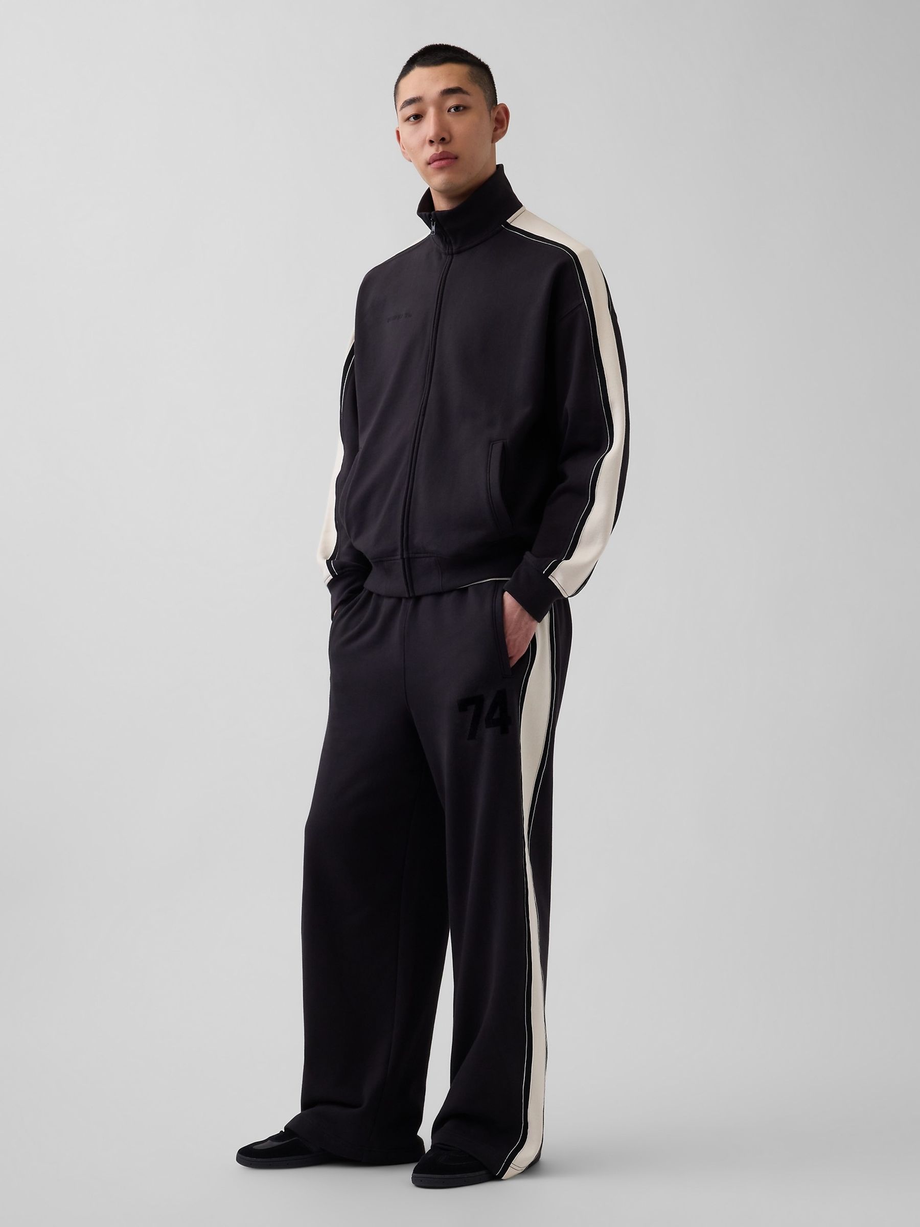 OuiGap Black Heavyweight French Terry Jacket - Image 3 of 5