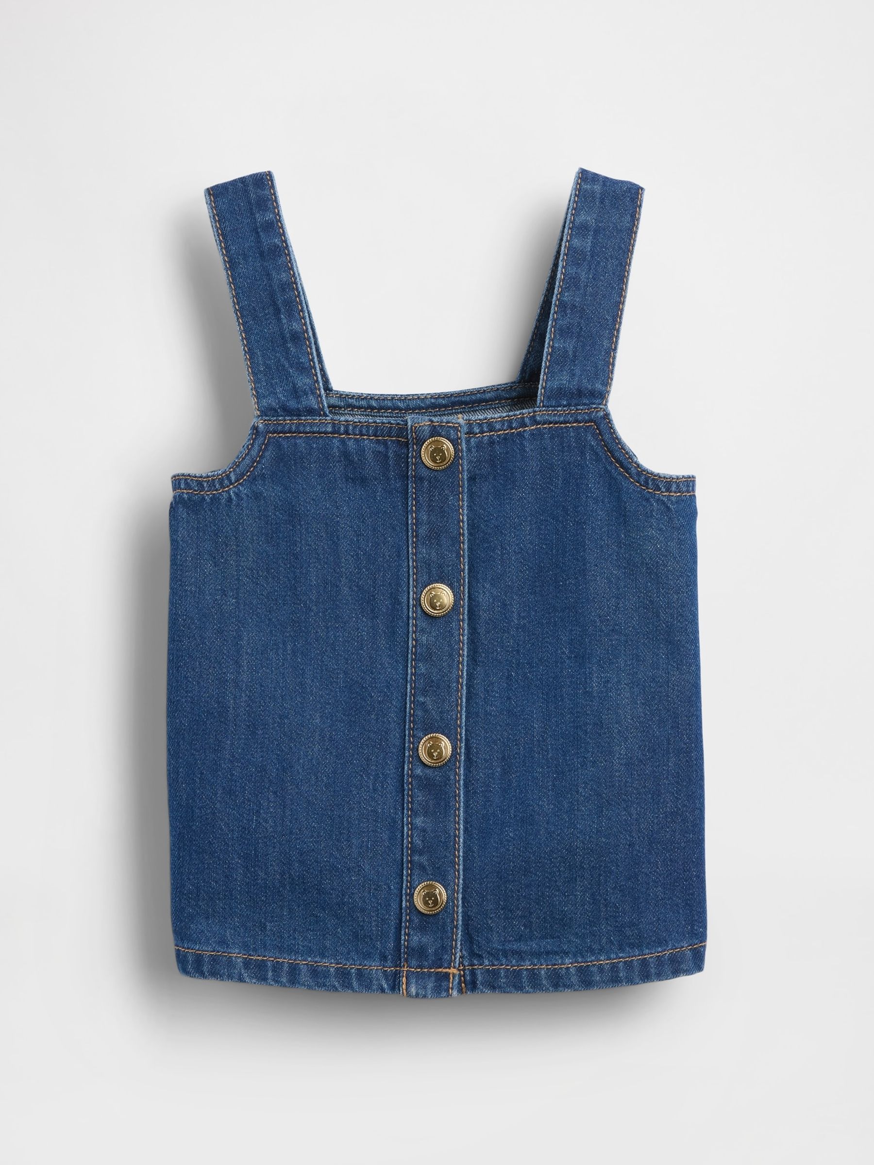 Medium Wash Denim Shell Vest - Image 2 of 4