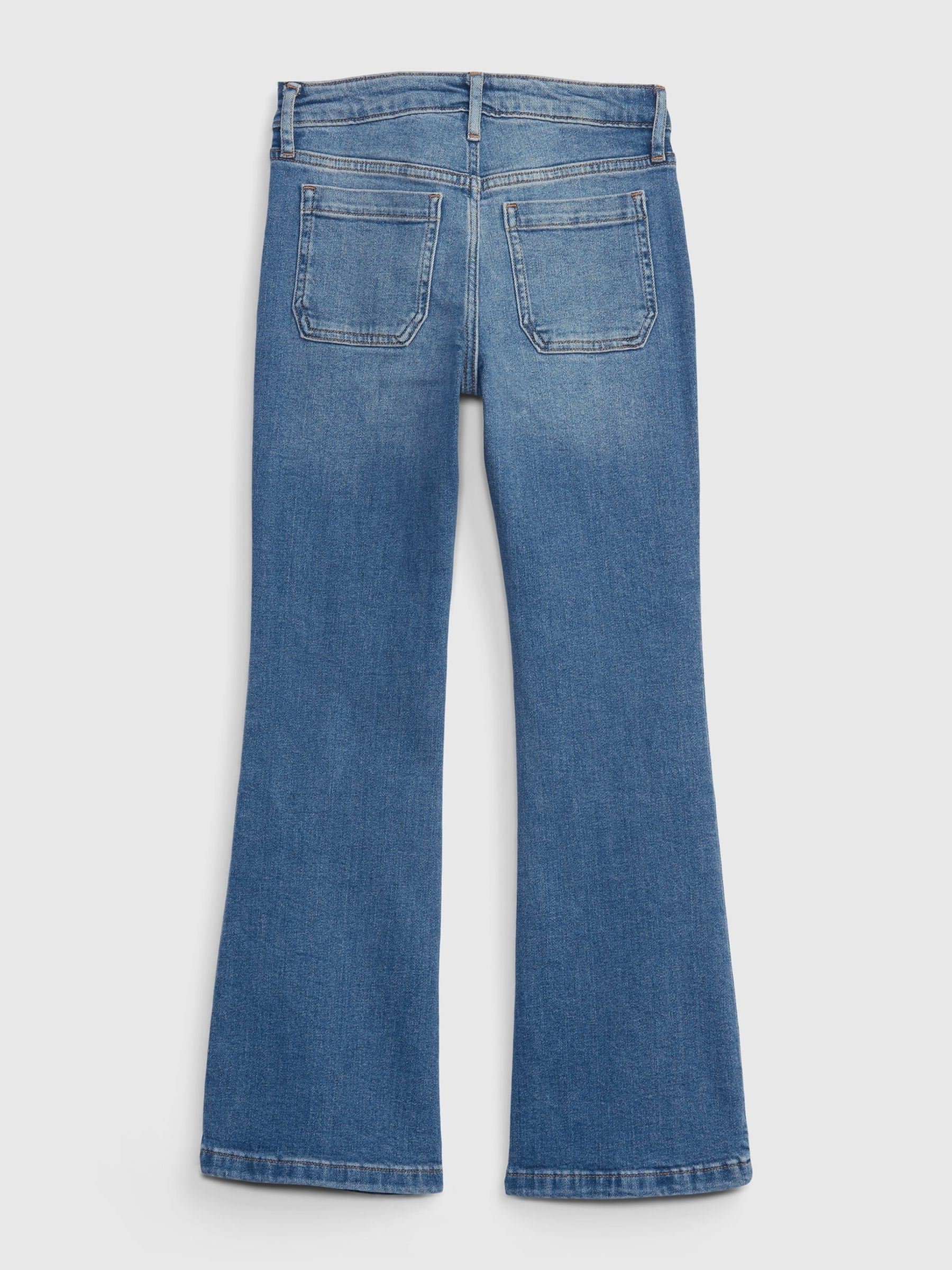 Medium Wash High Waisted '70s Flare Jeans - Image 2 of 3