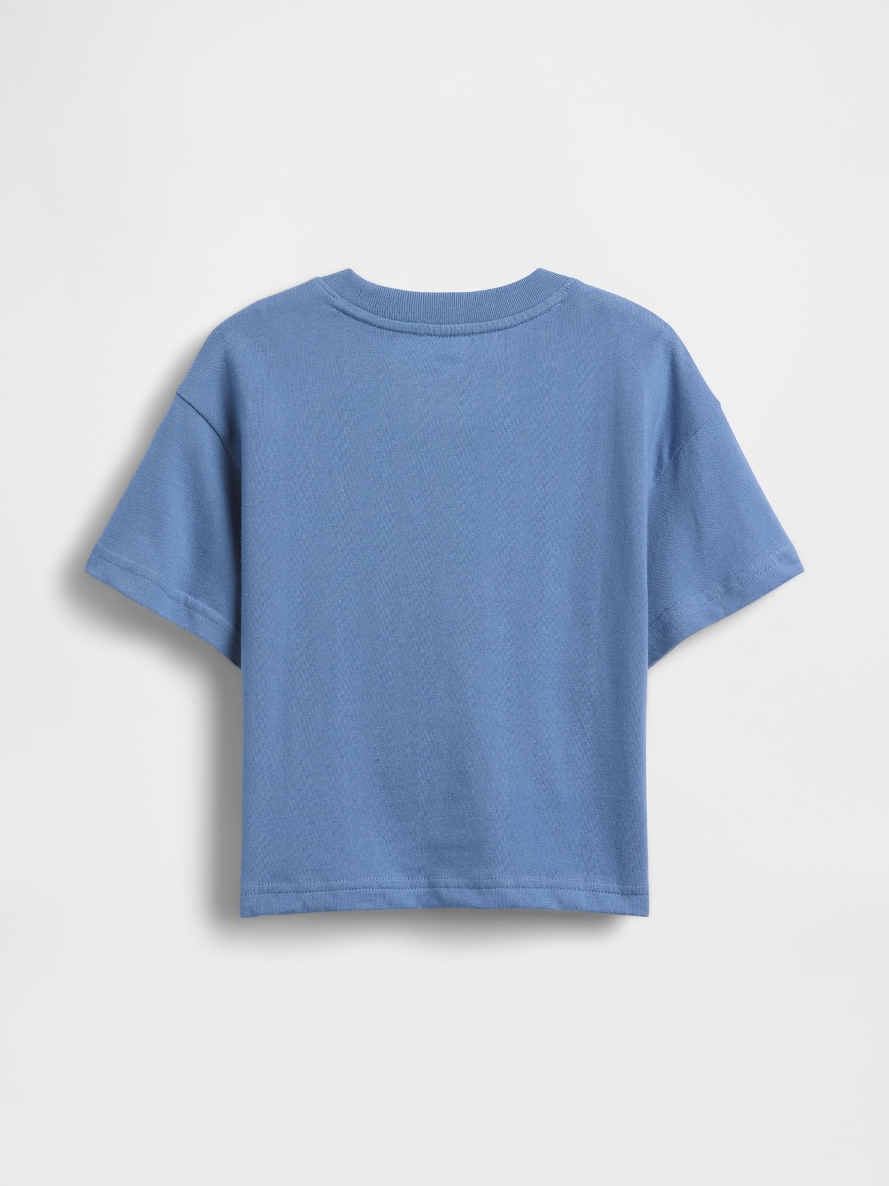 Blue Oversized Graphic T-Shirt - Image 3 of 4