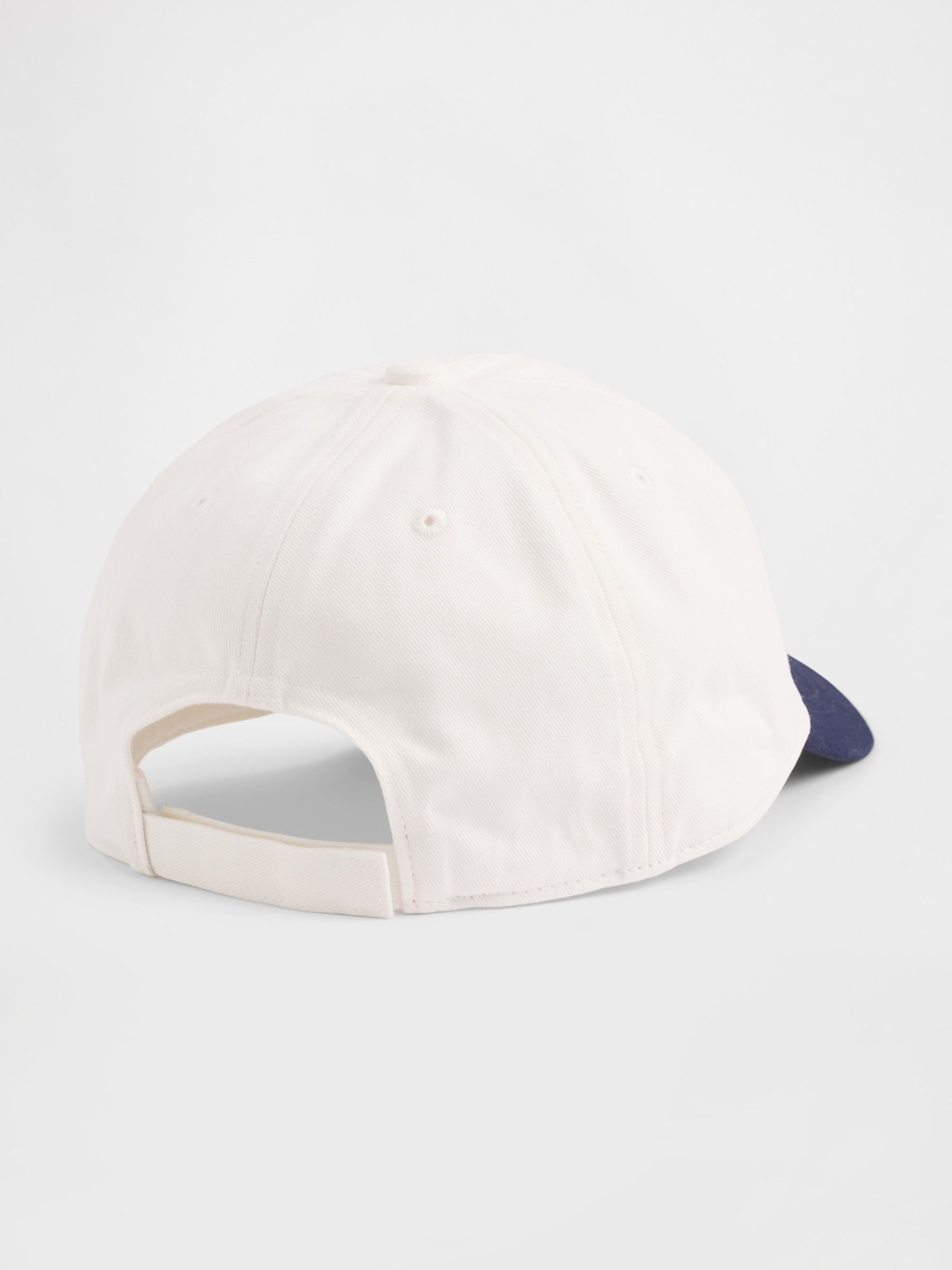 White/Navy Brannan Bear Logo Baseball Cap - Image 2 of 5