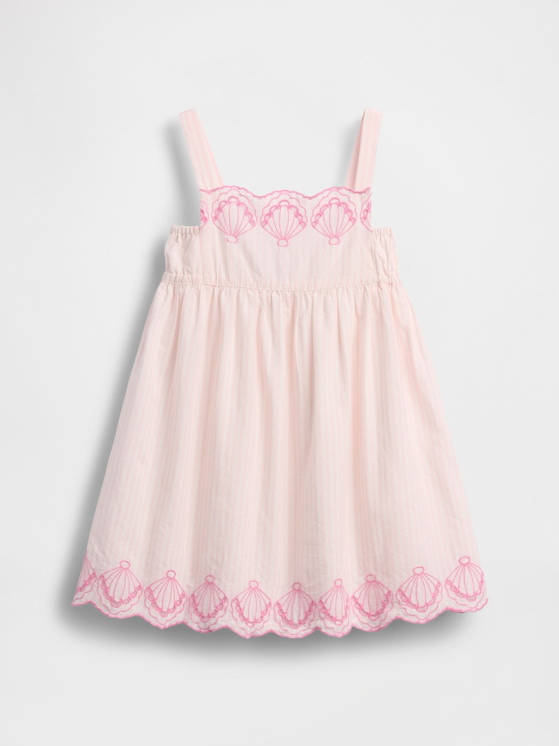 Pink Eyelet Shell Dress - Image 2 of 4