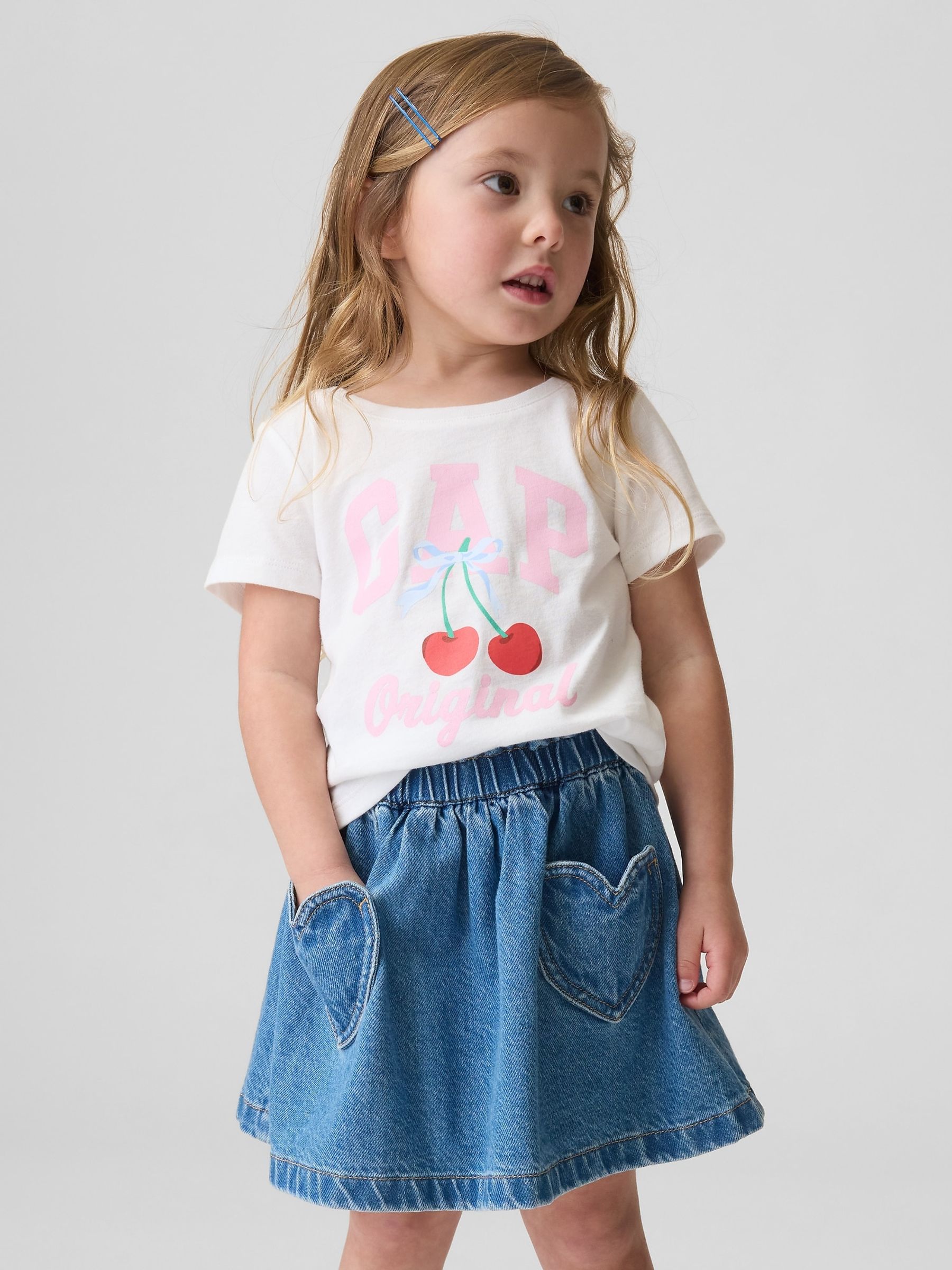 White Logo Short Sleeve T-Shirt - Image 1 of 4