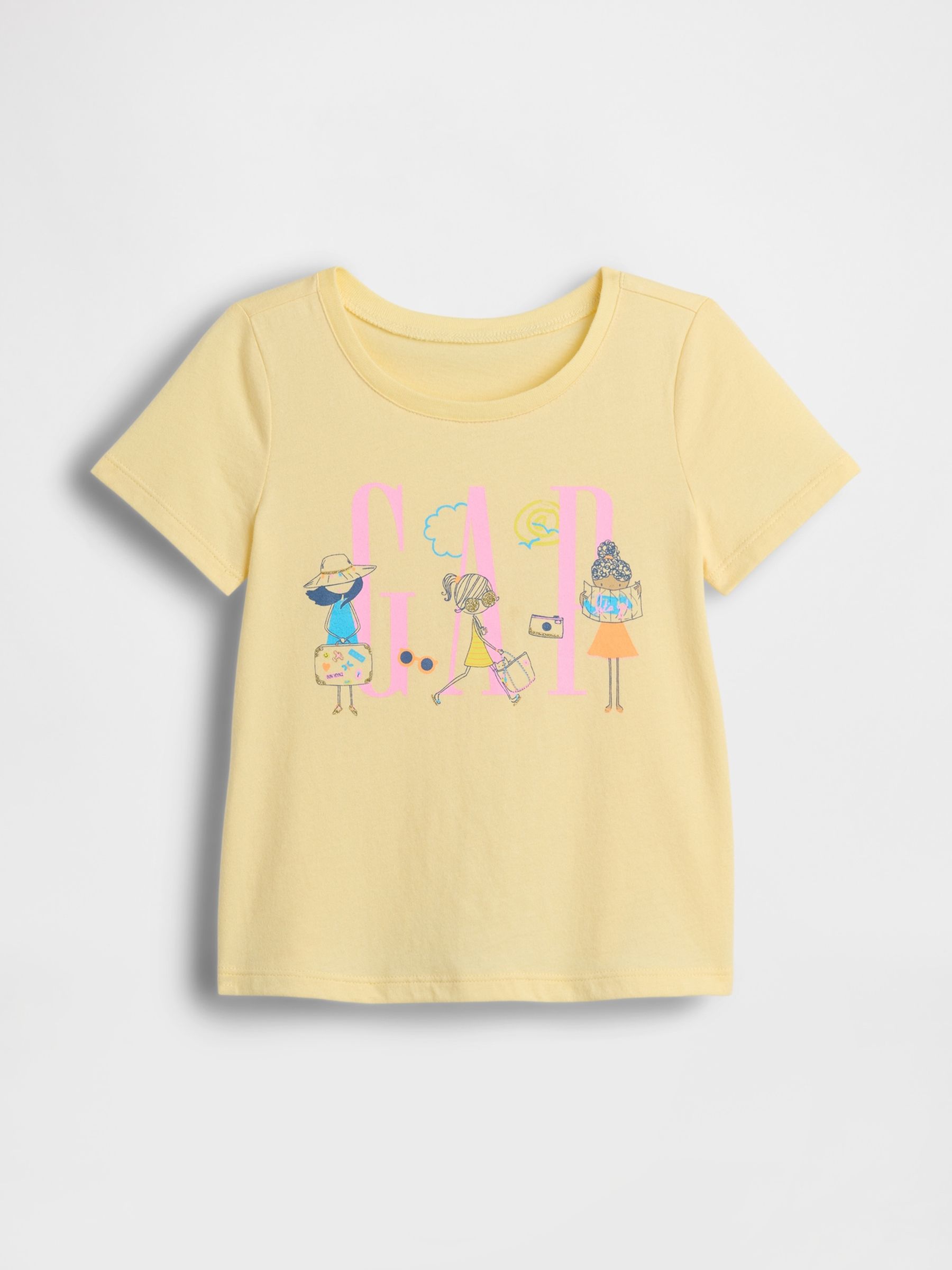 Yellow Logo Short Sleeve T-shirt - Image 1 of 3