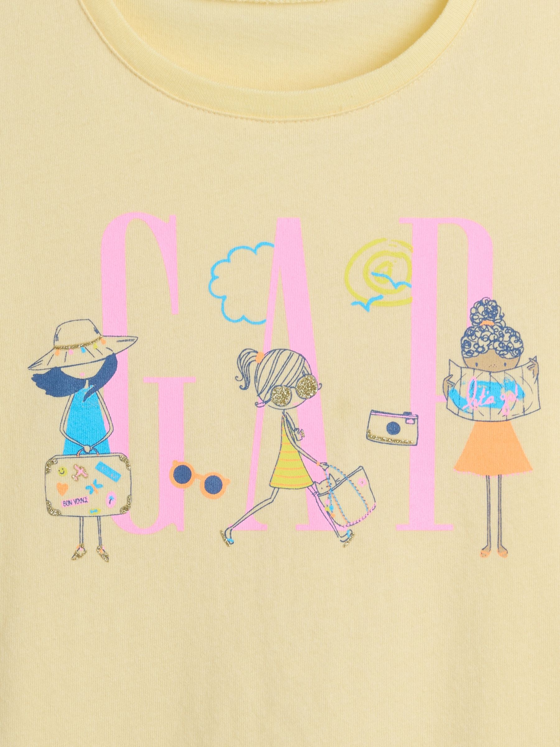 Yellow Logo Short Sleeve T-shirt - Image 3 of 3