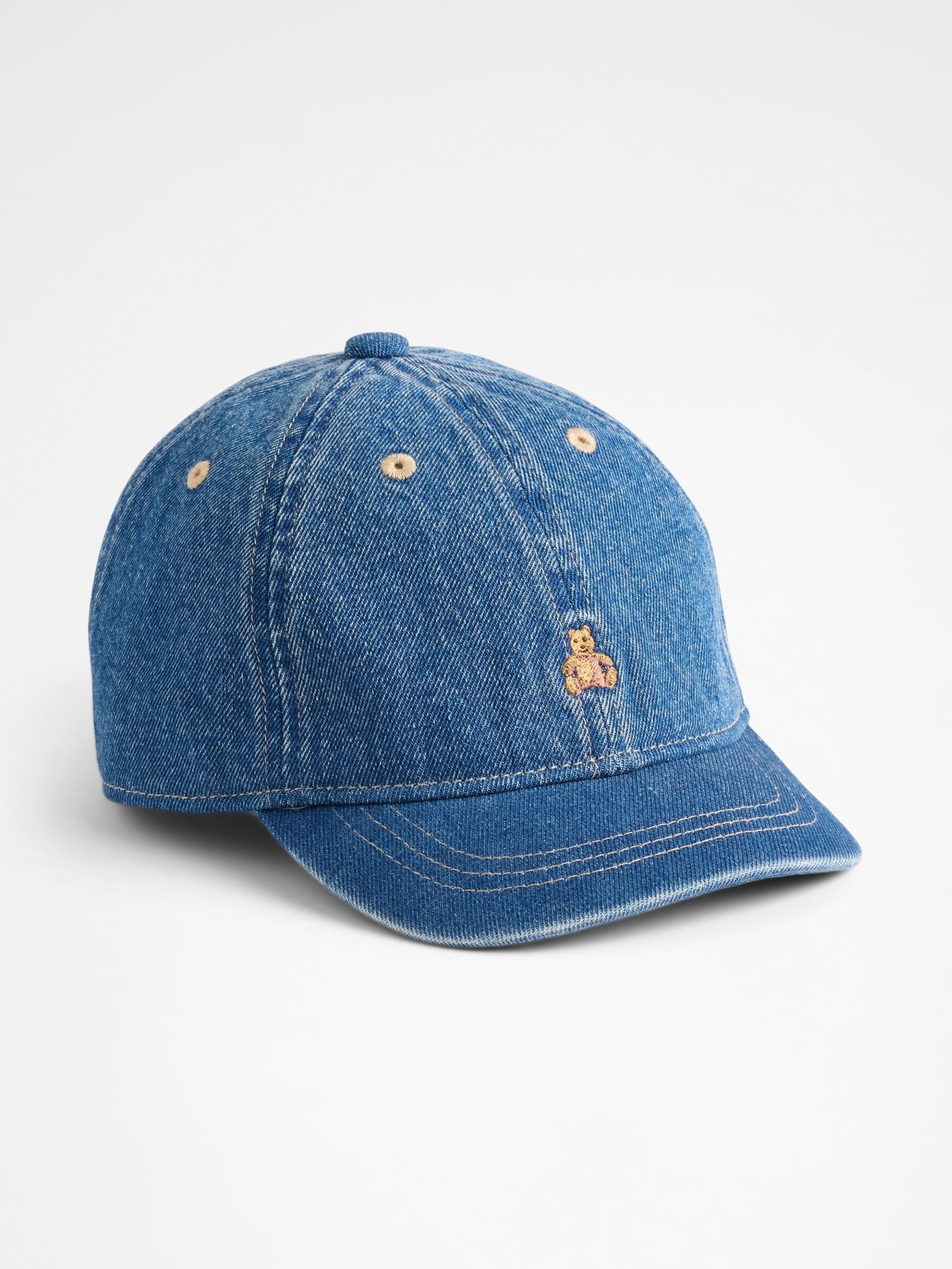 Medium Wash Denim  Brannan Bear Baseball Cap - Image 1 of 1