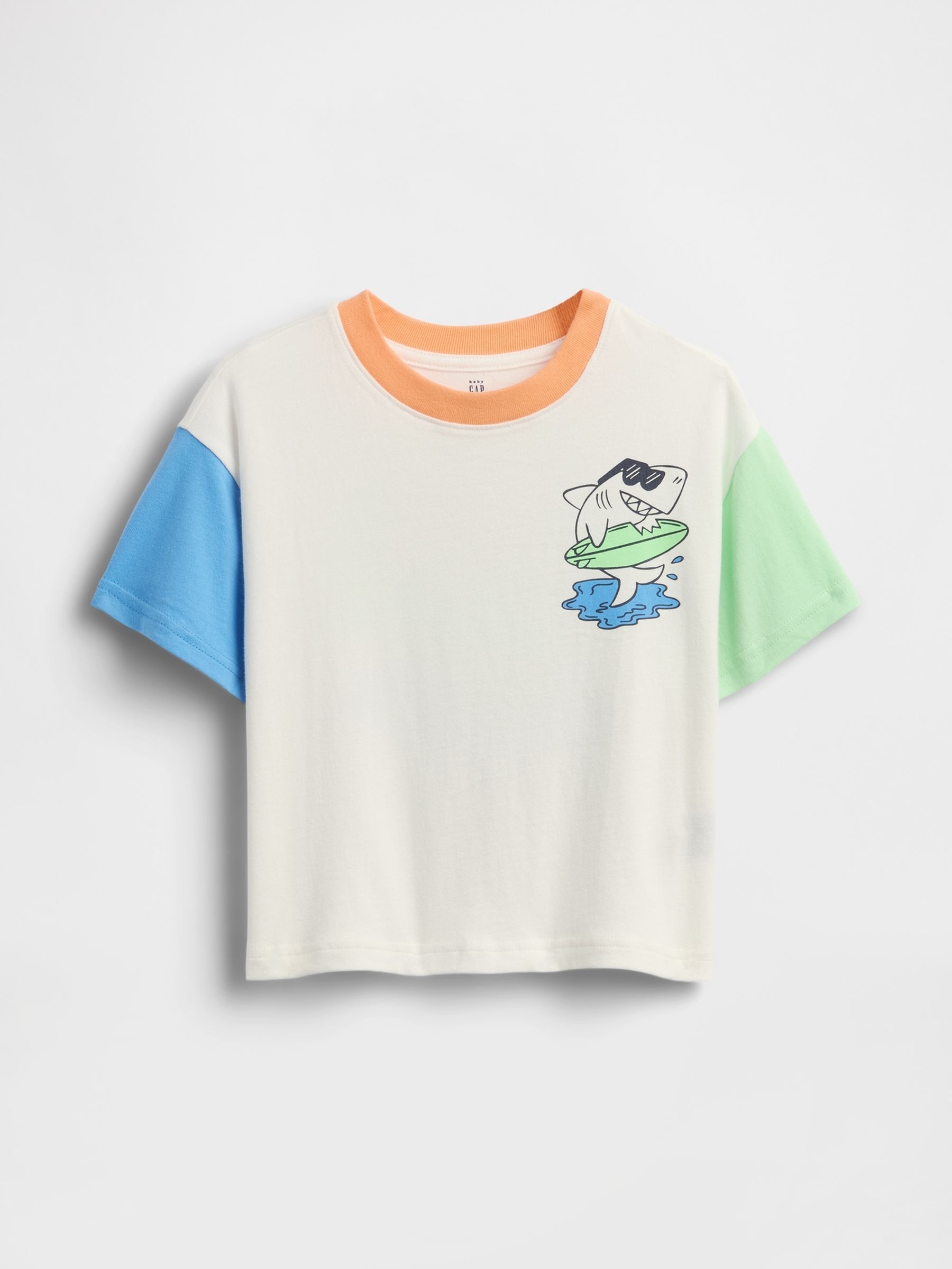 White Oversized Graphic T-Shirt - Image 1 of 2