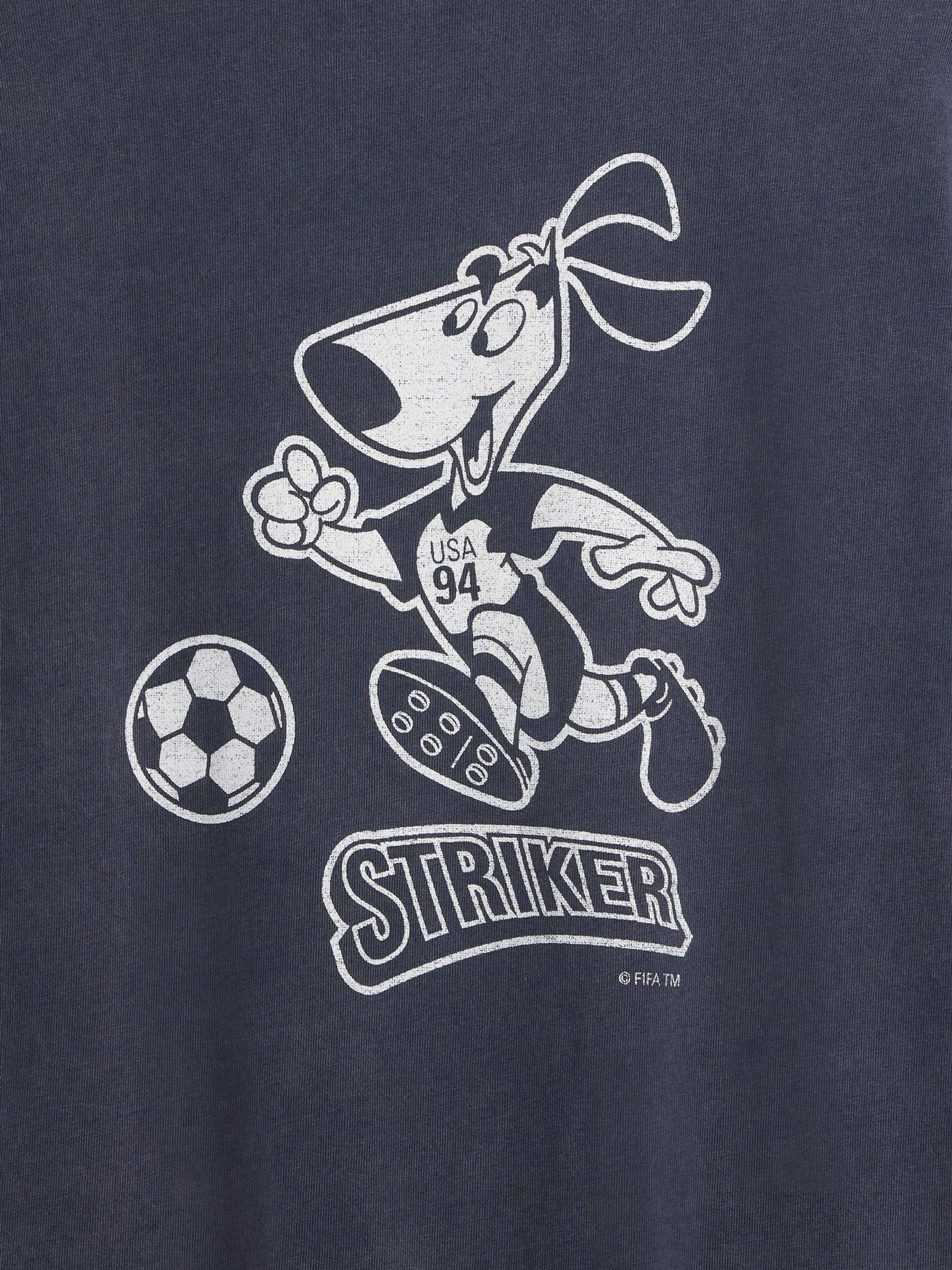 Navy USA FIFA WORLD CUP™ Graphic Short Sleeve T-Shirt - Image 3 of 3 Navy USA FIFA WORLD CUP™ Graphic Short Sleeve T-Shirt - Image 3 of 3