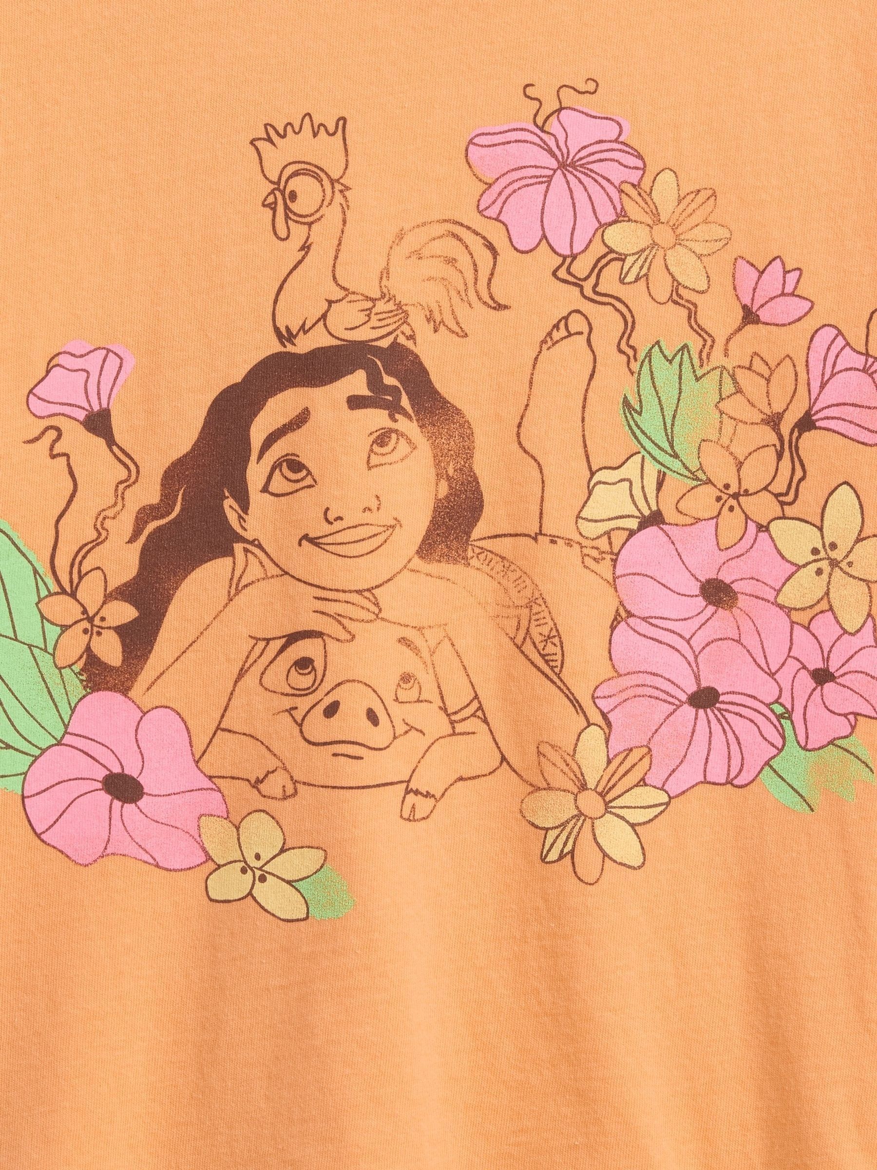 Orange Moana Disney Graphic T-Shirt - Image 3 of 3 Orange Moana Disney Graphic T-Shirt - Image 3 of 3