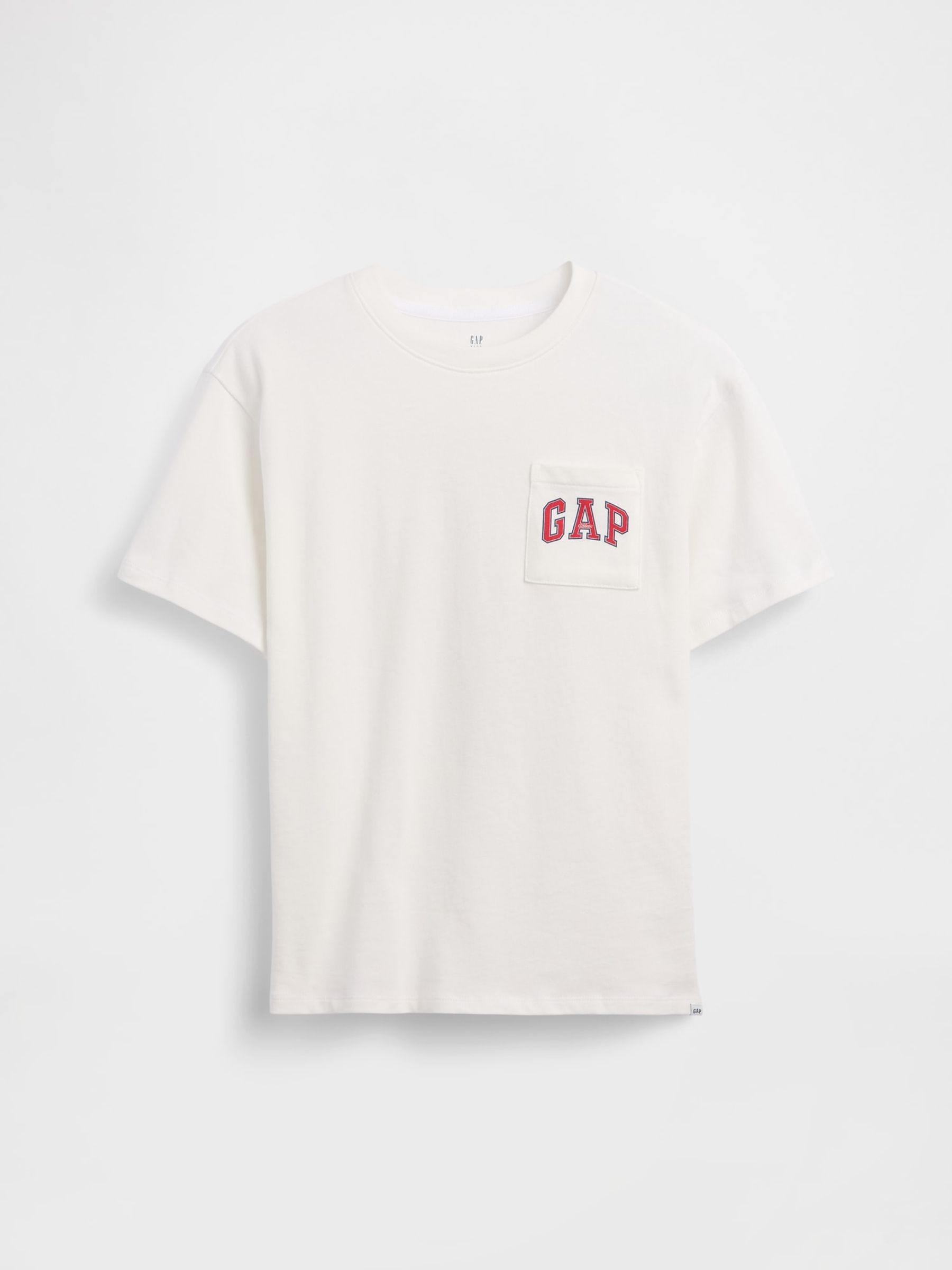 White Heavyweight Relaxed Logo Short Sleev T-Shirt - Image 3 of 4