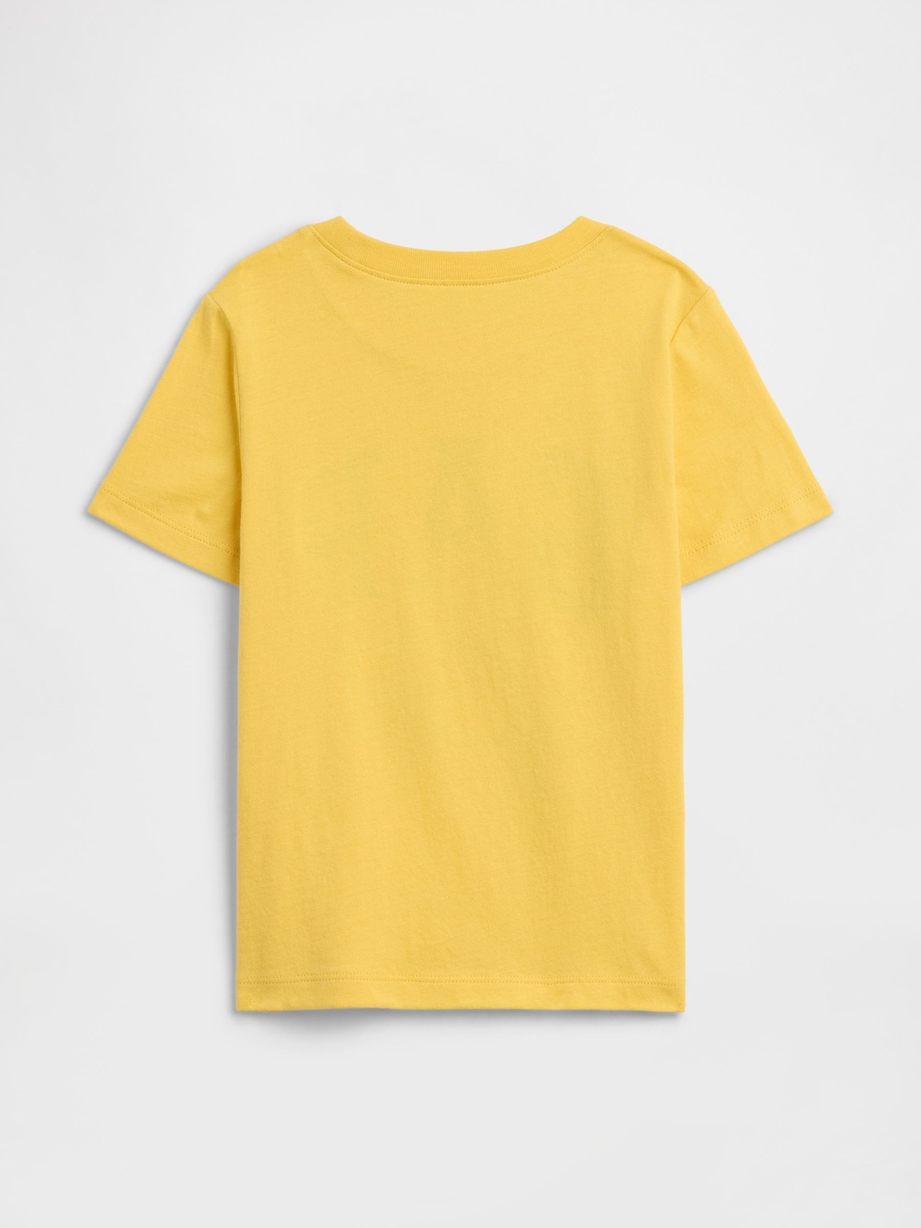 Yellow Winnie the Pooh Disney Logo Short Sleeve T-shirt - Image 2 of 3 Yellow Winnie the Pooh Disney Logo Short Sleeve T-shirt - Image 2 of 3