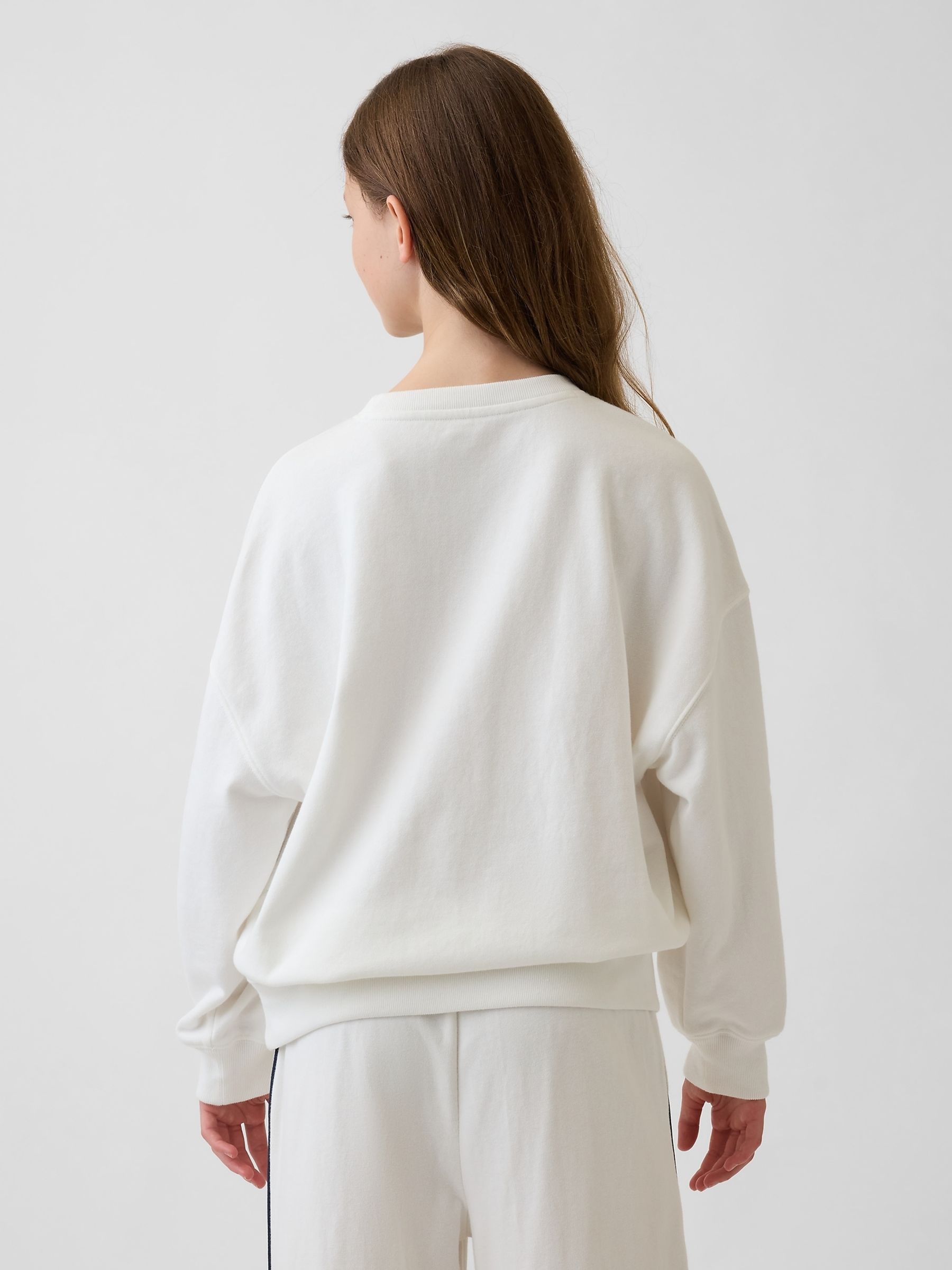 Cream Americana VintageSoft Terry Oversized Graphic Sweatshirt - Image 2 of 5 Cream Americana VintageSoft Terry Oversized Graphic Sweatshirt - Image 2 of 5