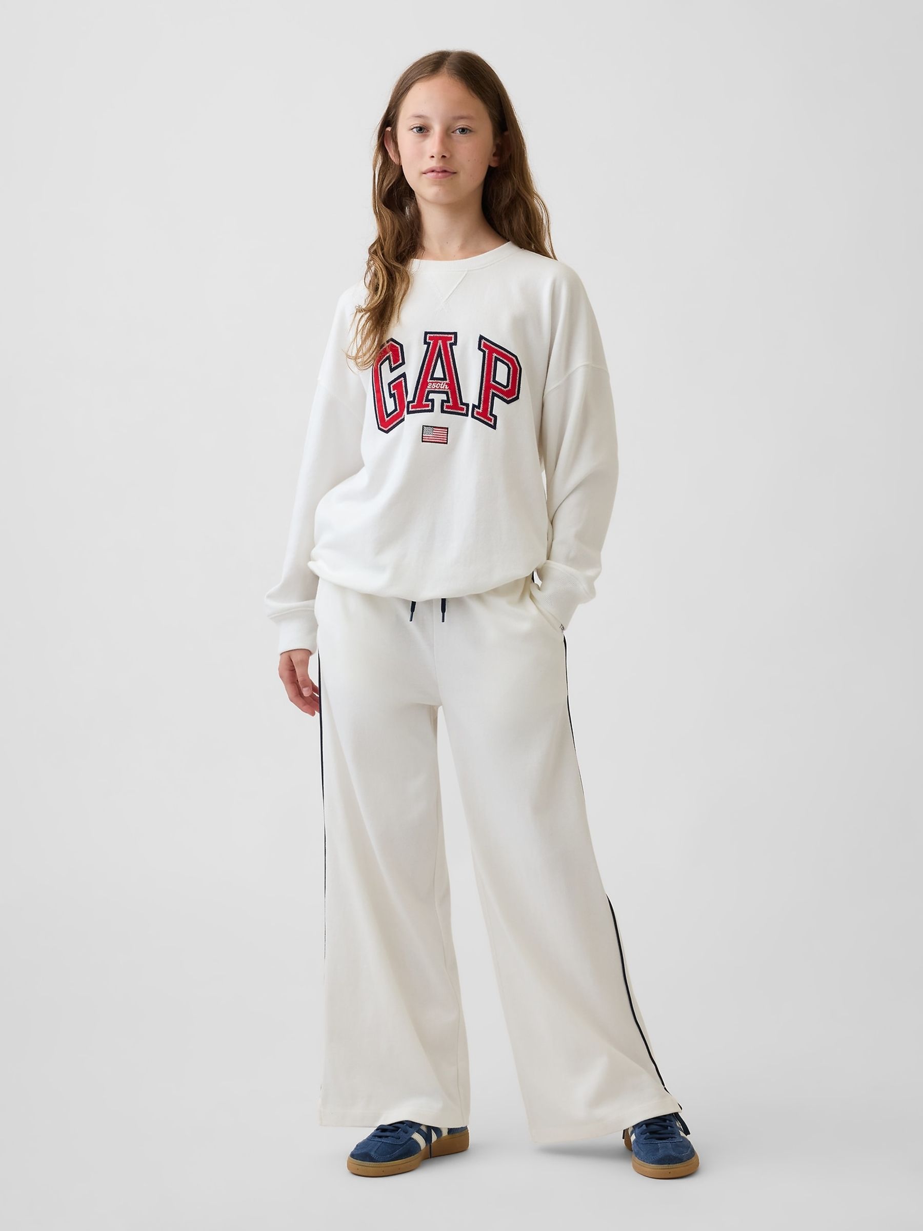 Cream Americana VintageSoft Terry Oversized Graphic Sweatshirt - Image 3 of 5