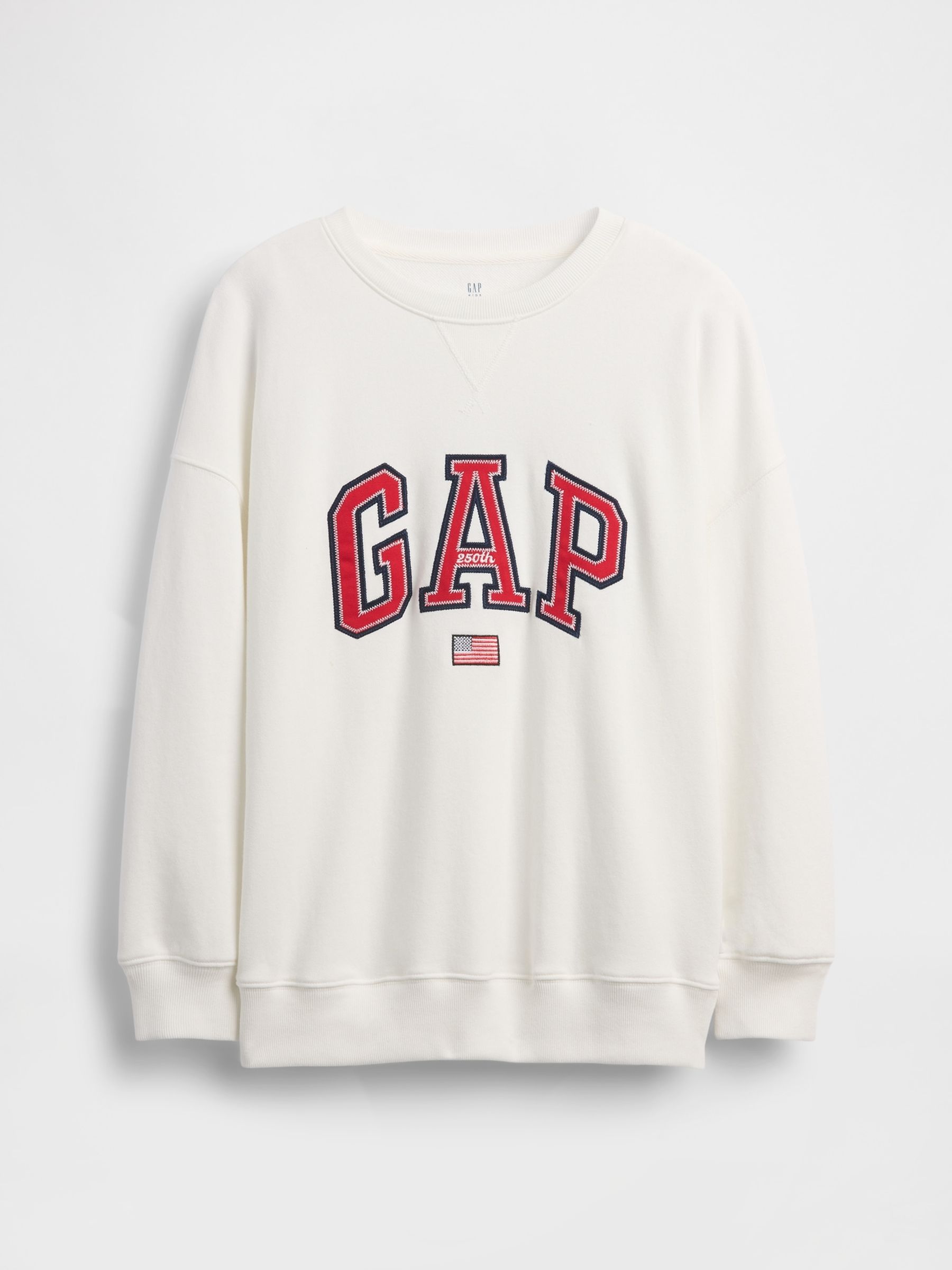 Cream Americana VintageSoft Terry Oversized Graphic Sweatshirt - Image 4 of 5