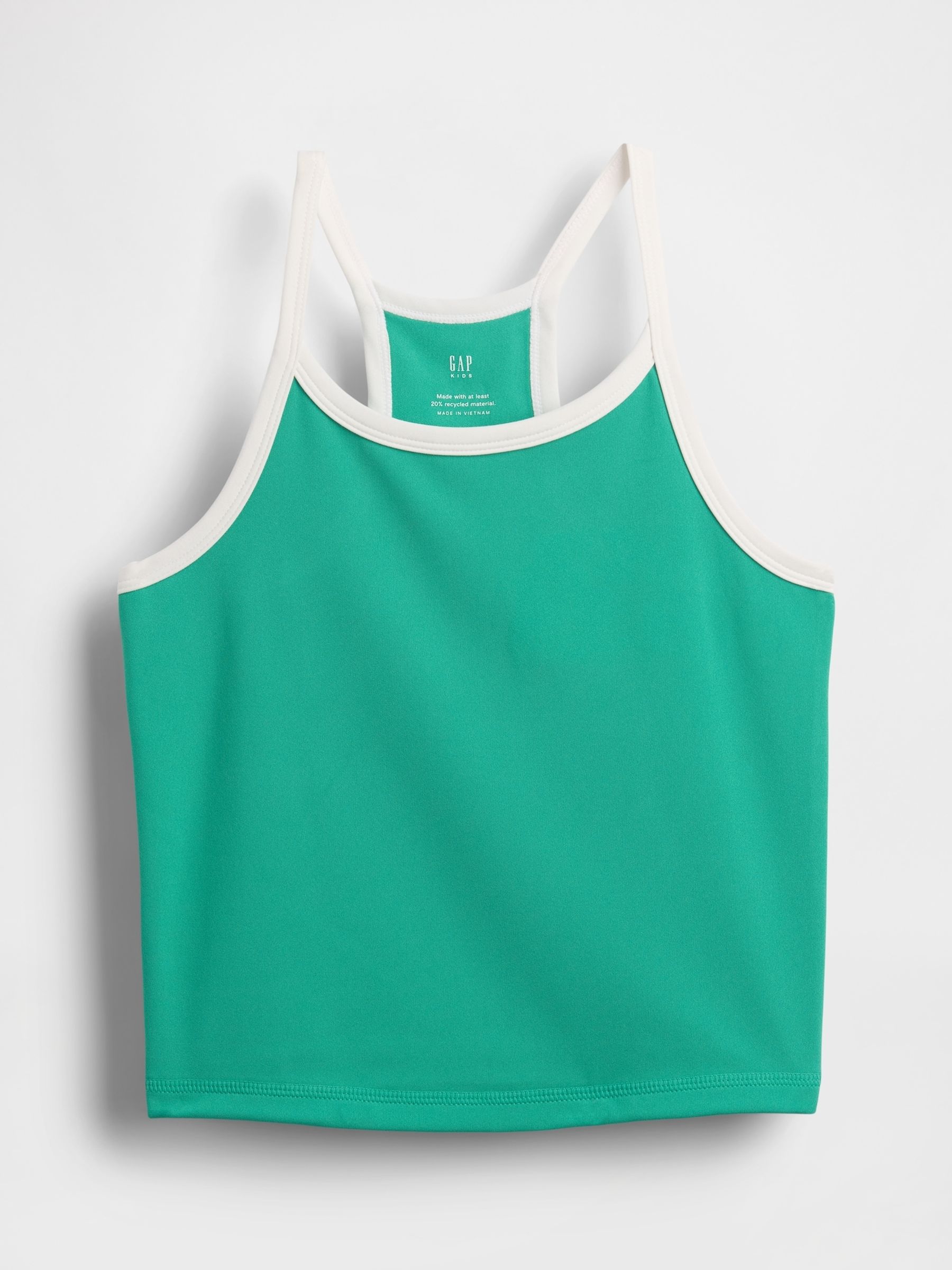 Green Racerback Active Vest - Image 4 of 5