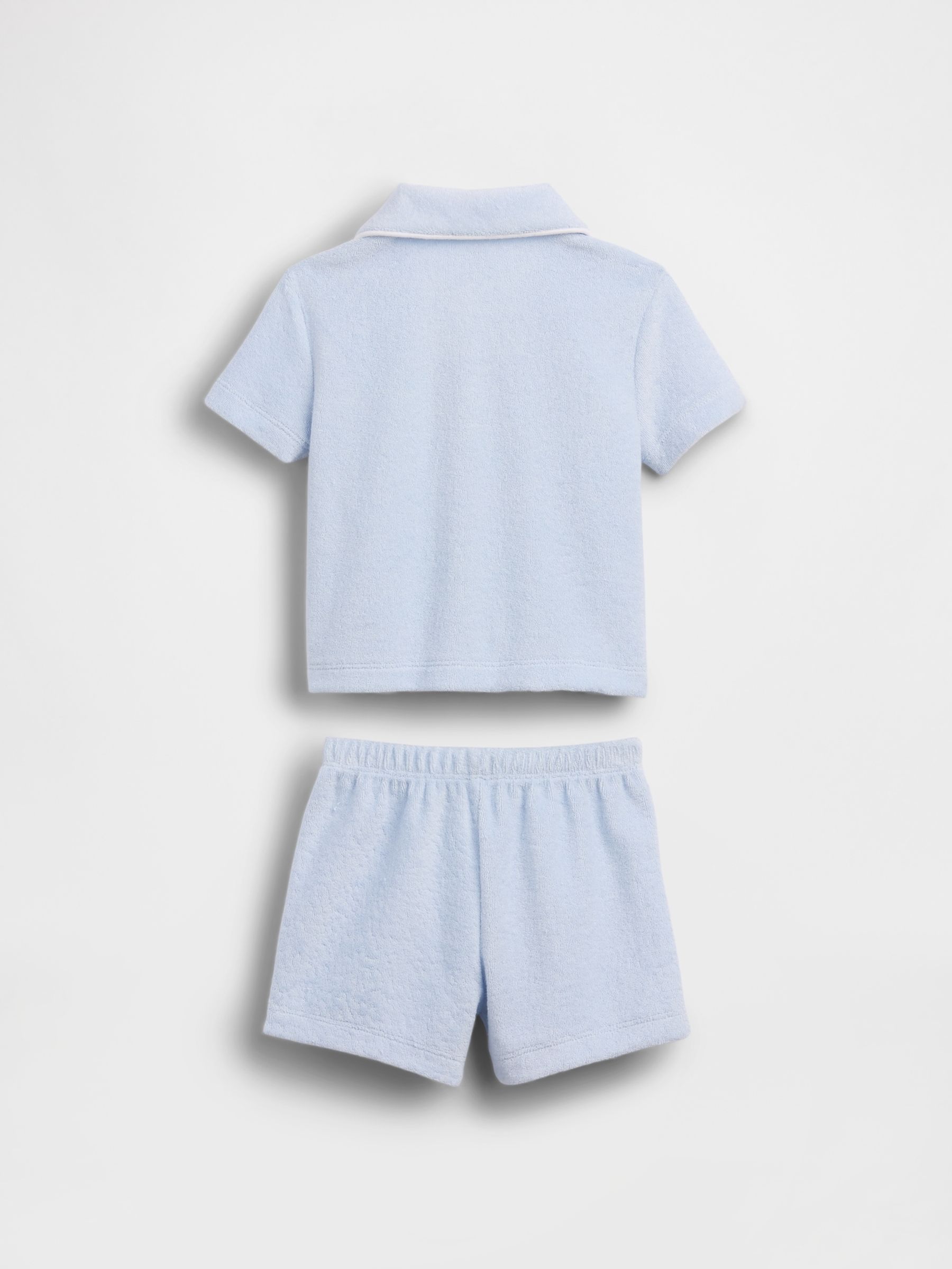 Blue Towel Terry Outfit Set - Image 2 of 3