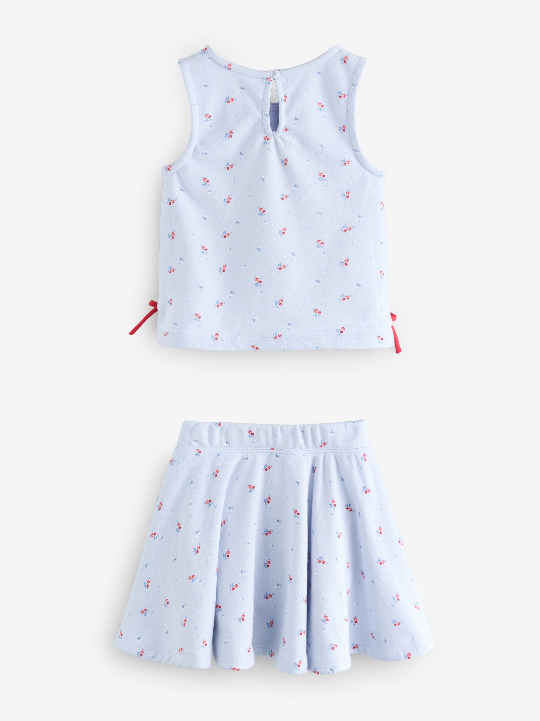 Blue Floral VintageSoft Bow Skort Set - Image 2 of 4