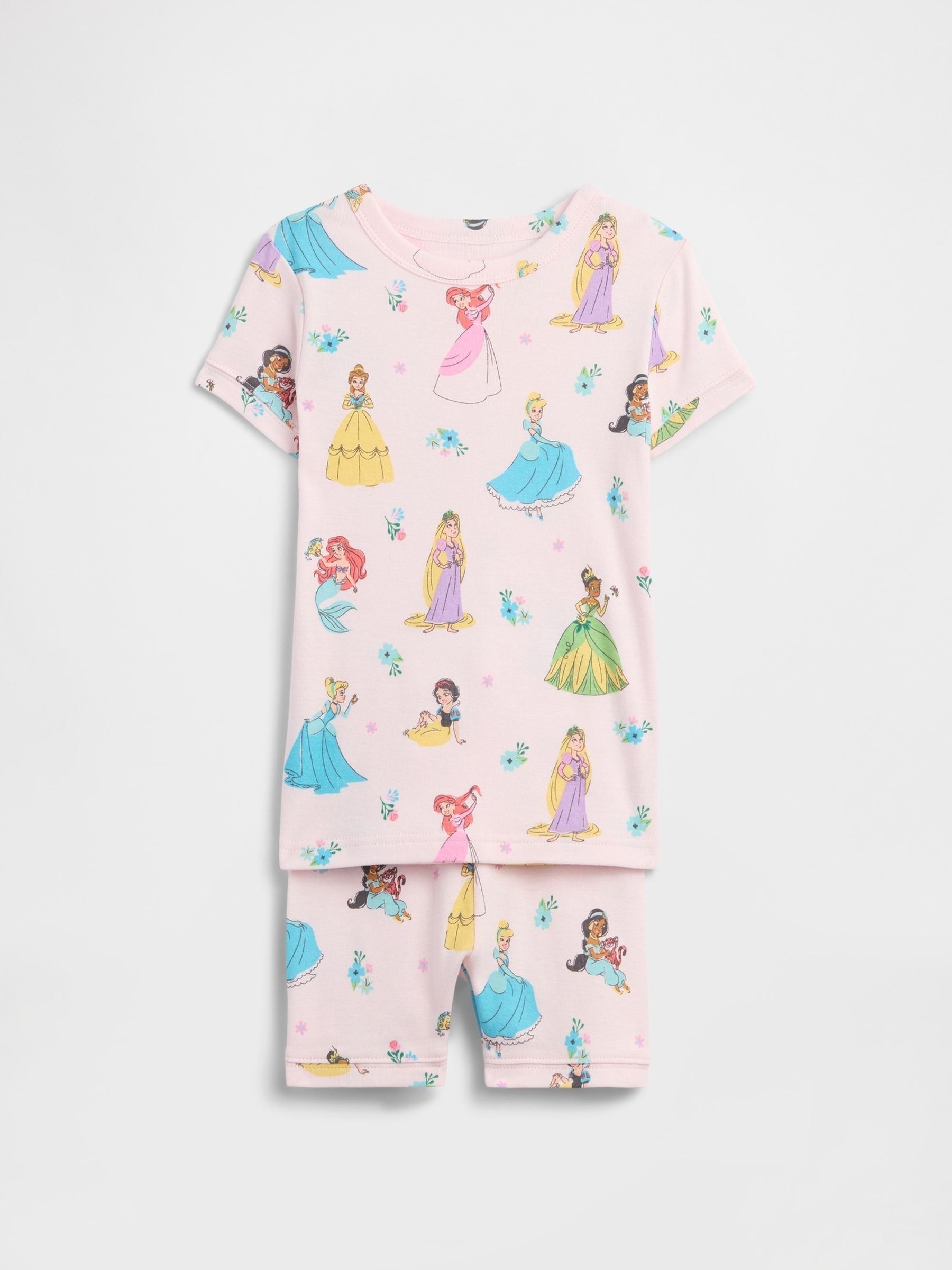Pink Disney Princess Pyjamas Set - Image 1 of 3