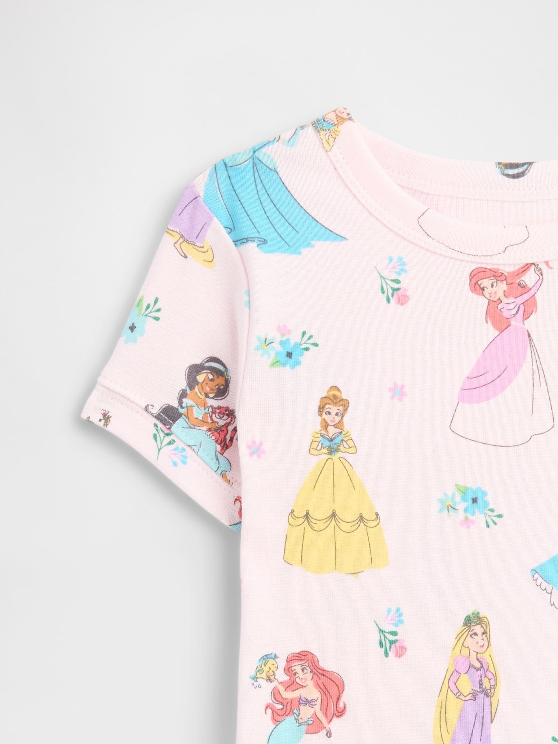 Pink Disney Princess Pyjamas Set - Image 3 of 3