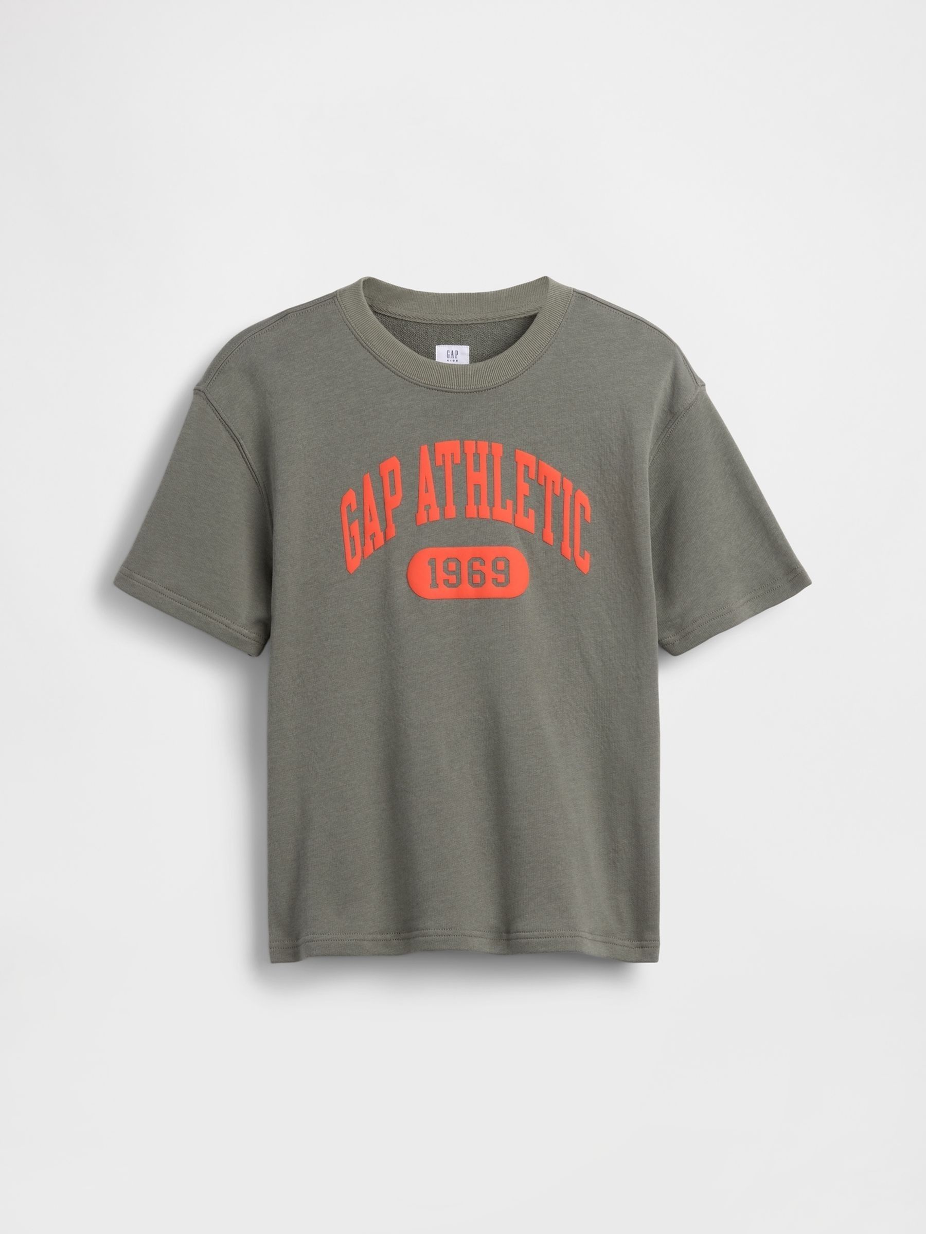 Green French Terry Short-Sleeve Sweatshirt - Image 4 of 5