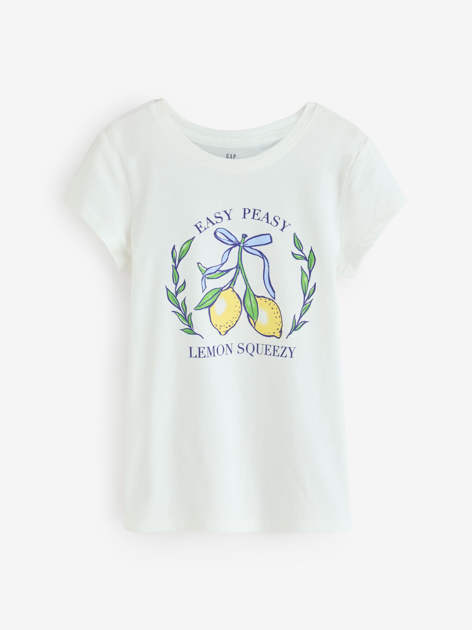 White Lemon Graphic Short Sleeve T-Shirt - Image 1 of 4