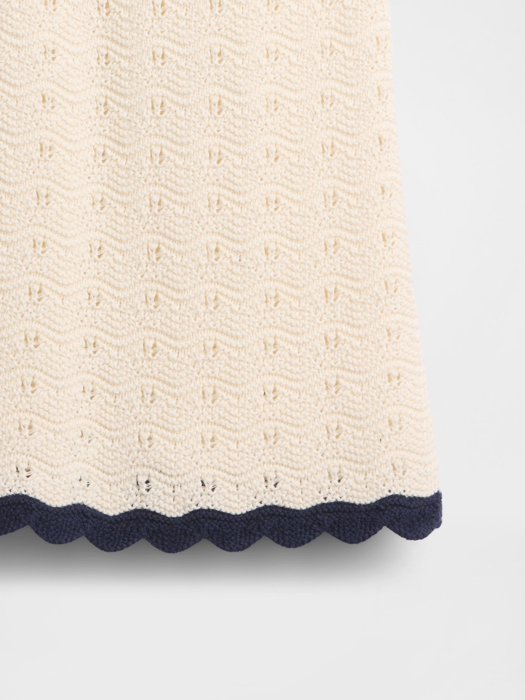 Cream Crochet Vest Dress - Image 4 of 4
