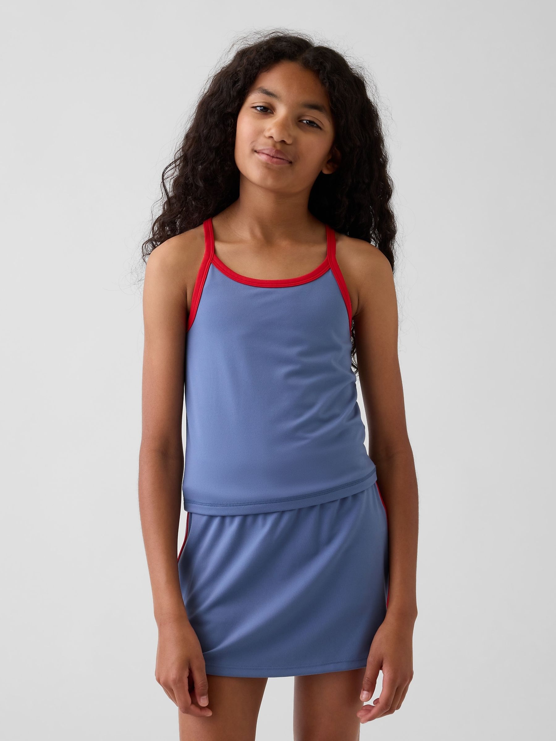 Blue Racerback Active Vest - Image 1 of 5