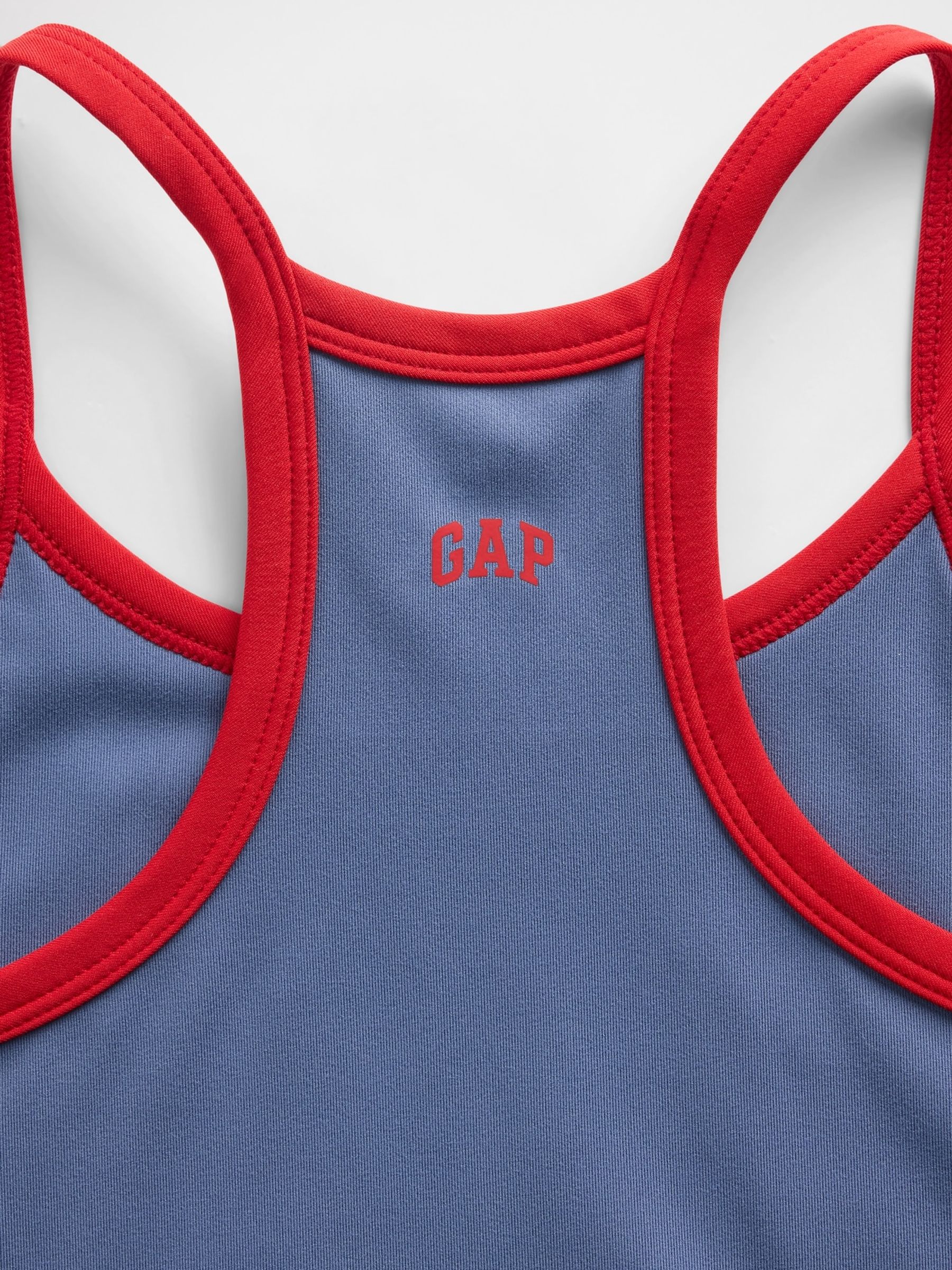 Blue Racerback Active Vest - Image 5 of 5
