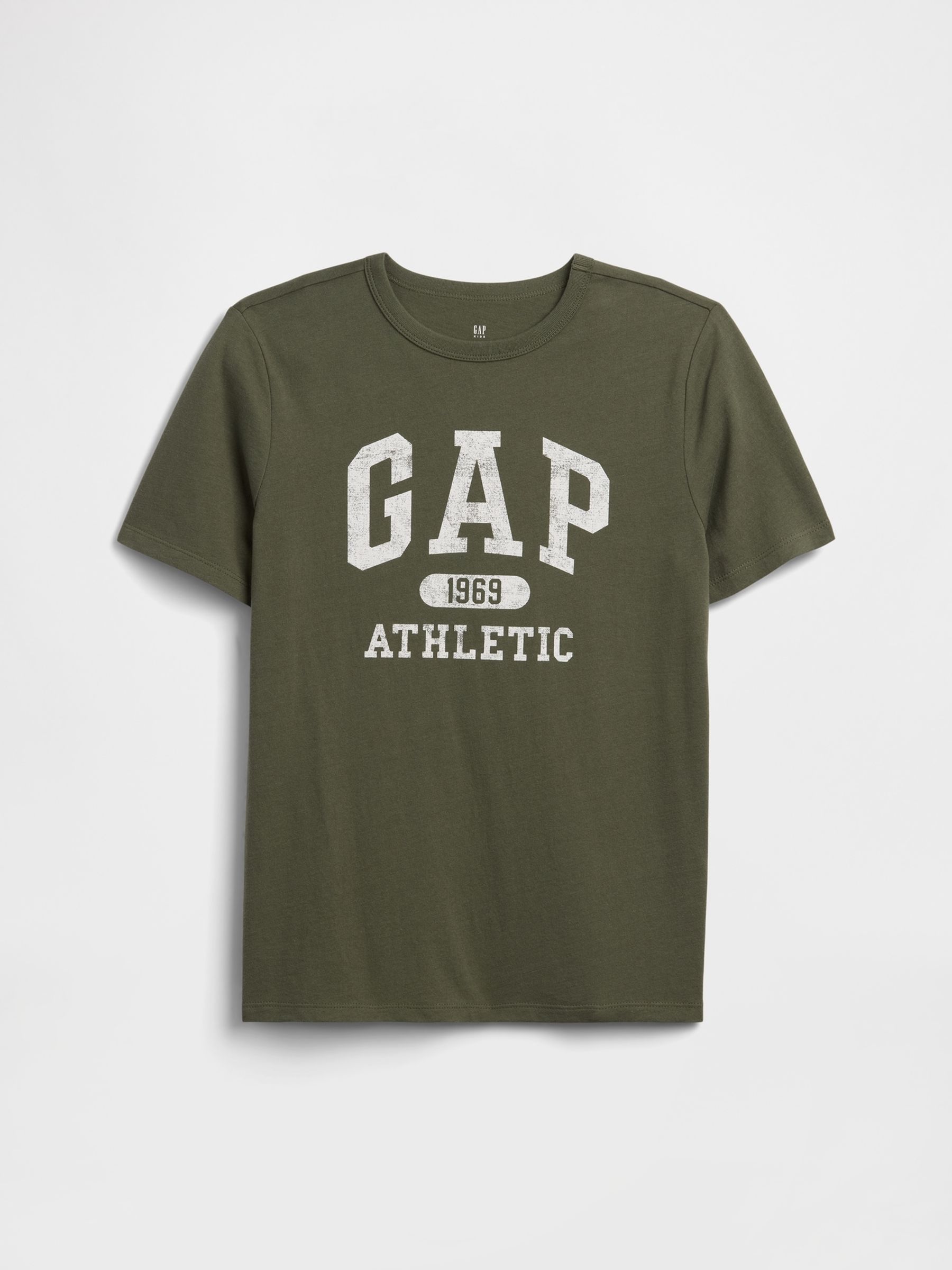 Kahki Green Graphic Short Sleeve T-Shirt - Image 1 of 3