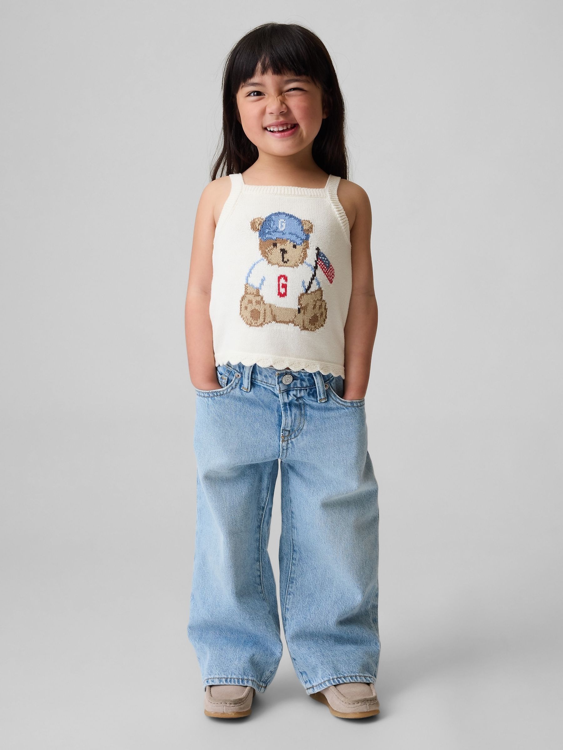Cream Brannan Bear Knitted Vest - Image 1 of 4
