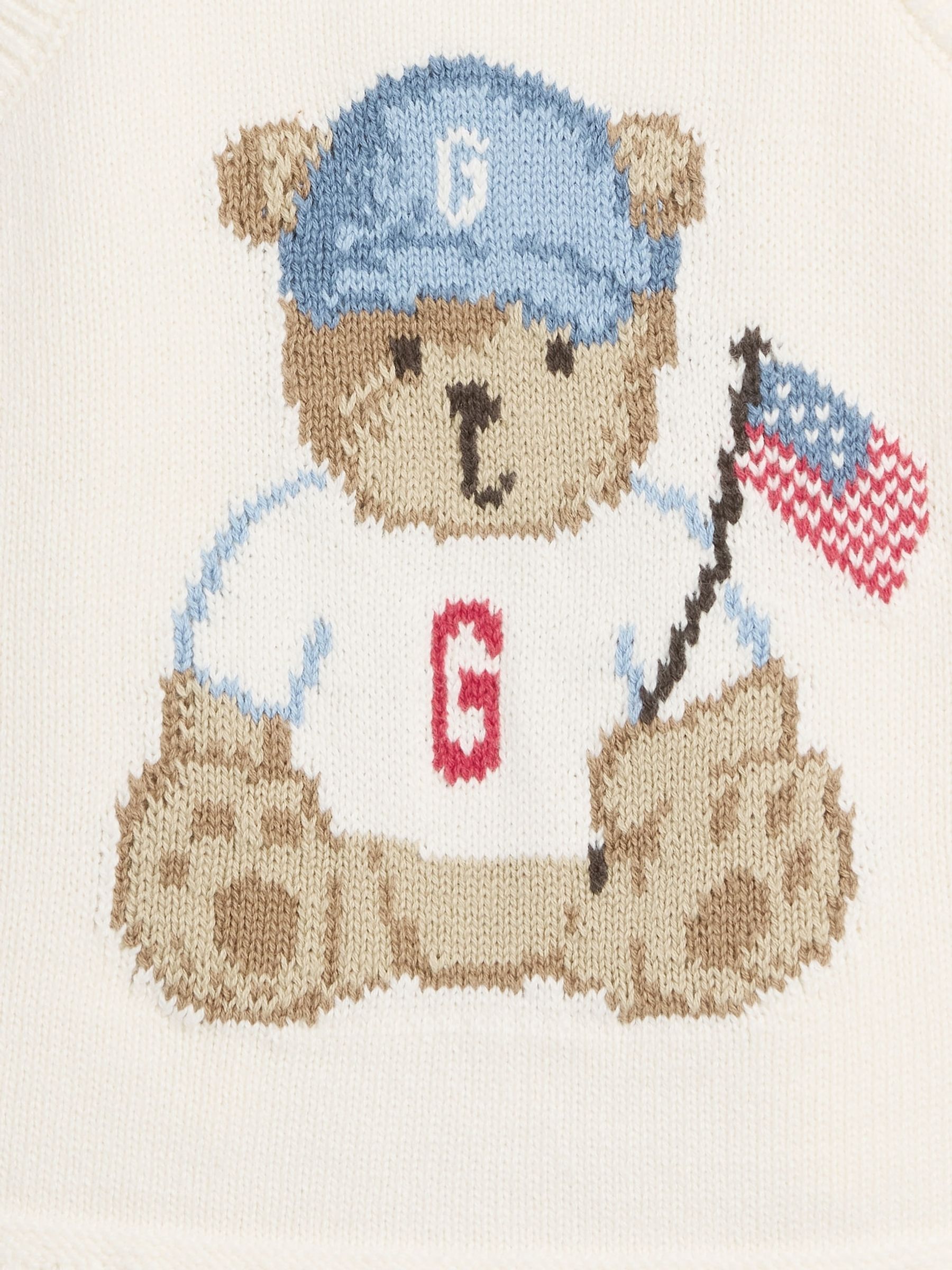Cream Brannan Bear Knitted Vest - Image 4 of 4