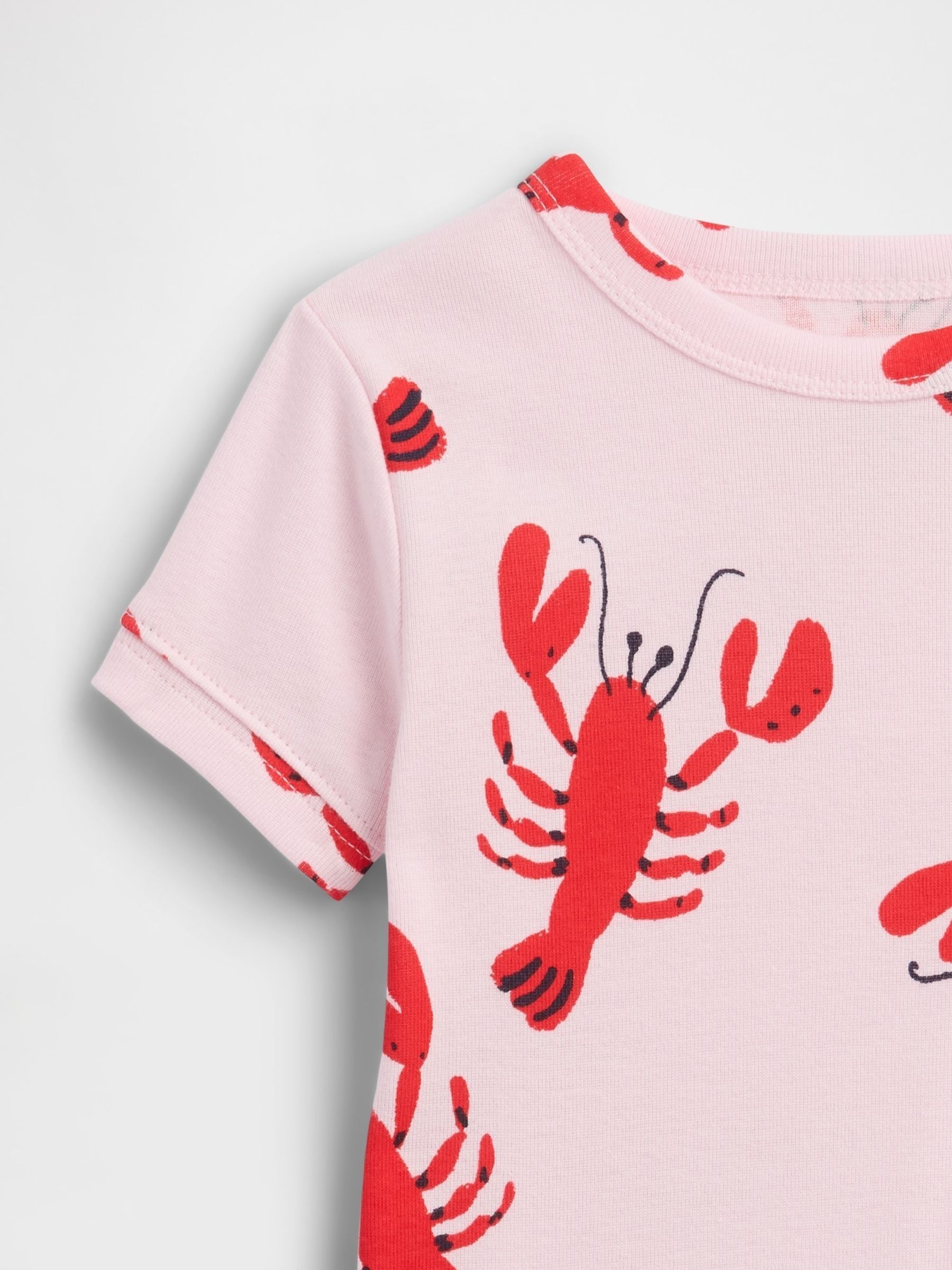 Pink Lobster Pyjamas Set - Image 3 of 3