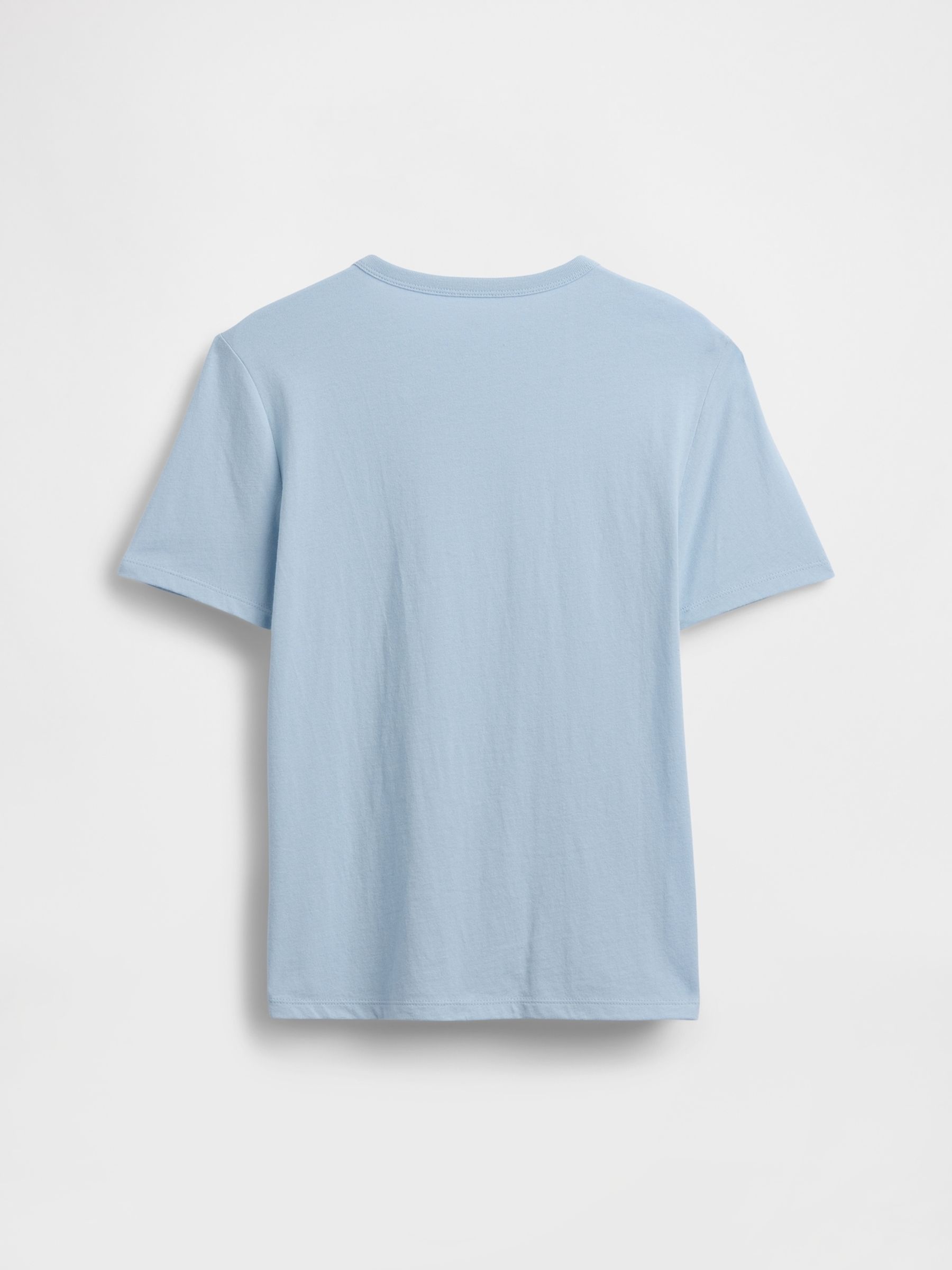 Light Blue Graphic Short Sleeve T-Shirt - Image 2 of 3
