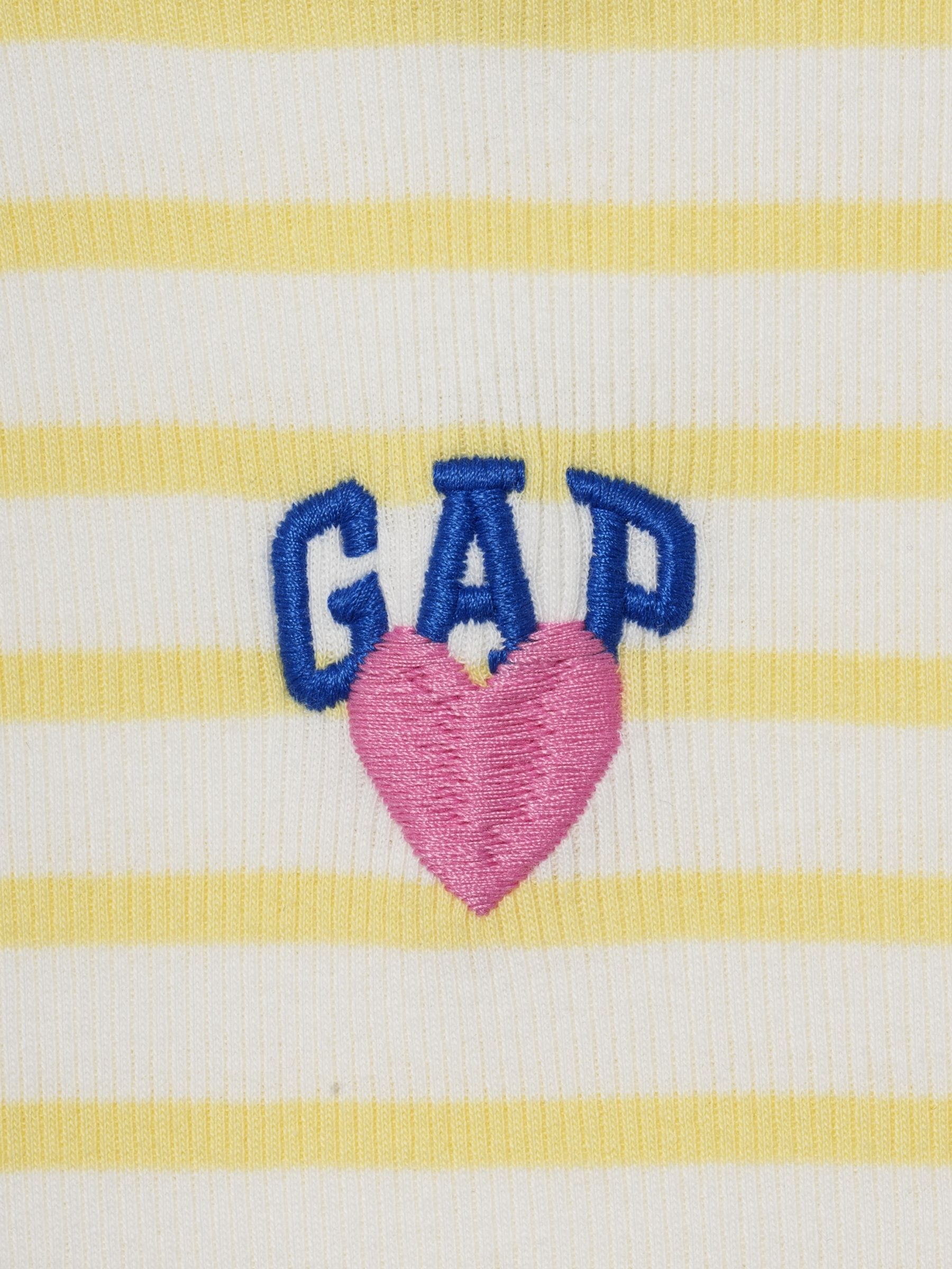 Yellow Graphic Logo Rib Vest - Image 3 of 3