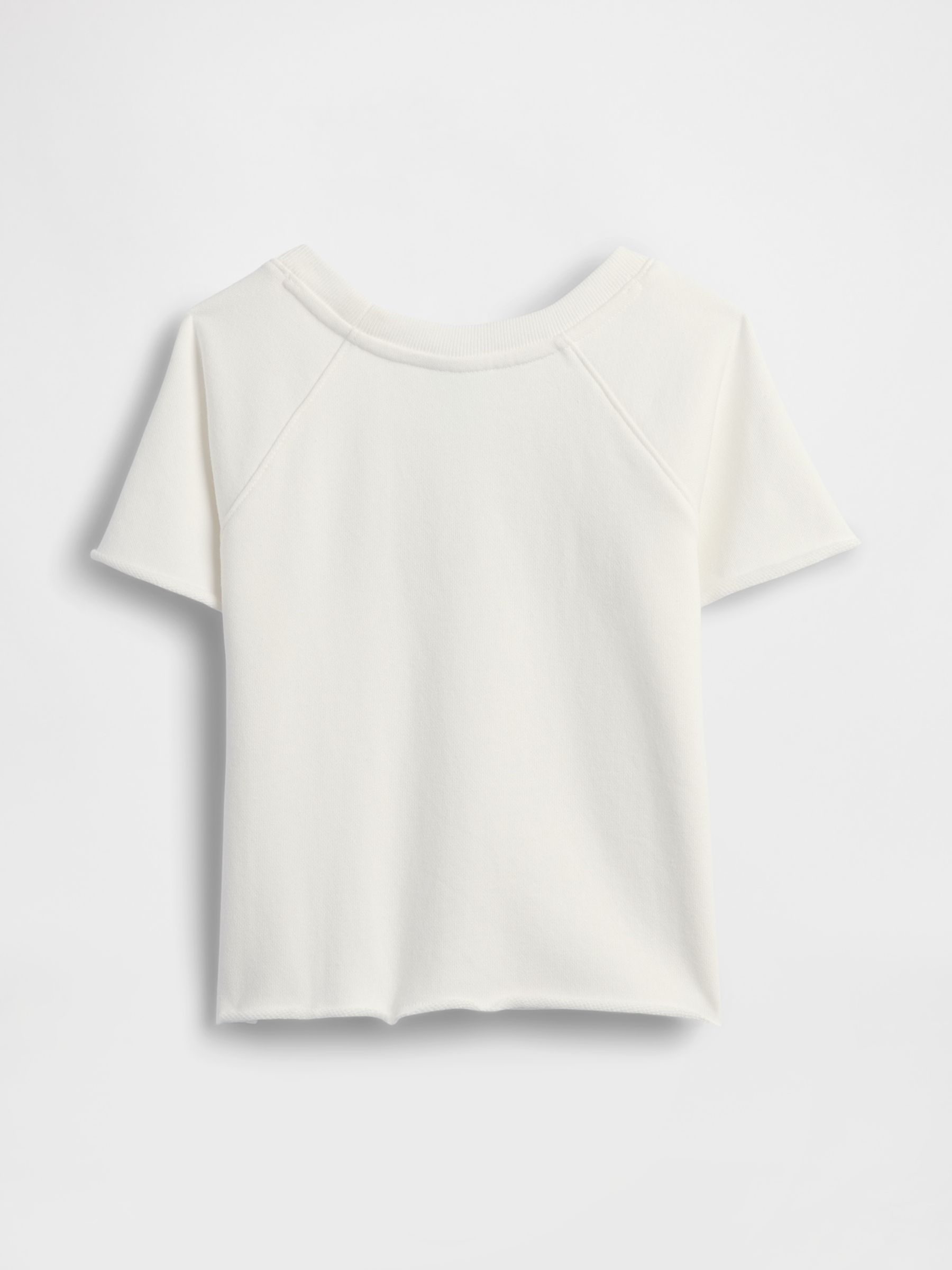 White French Terry Short Sleeve Sweatshirt - Image 2 of 3