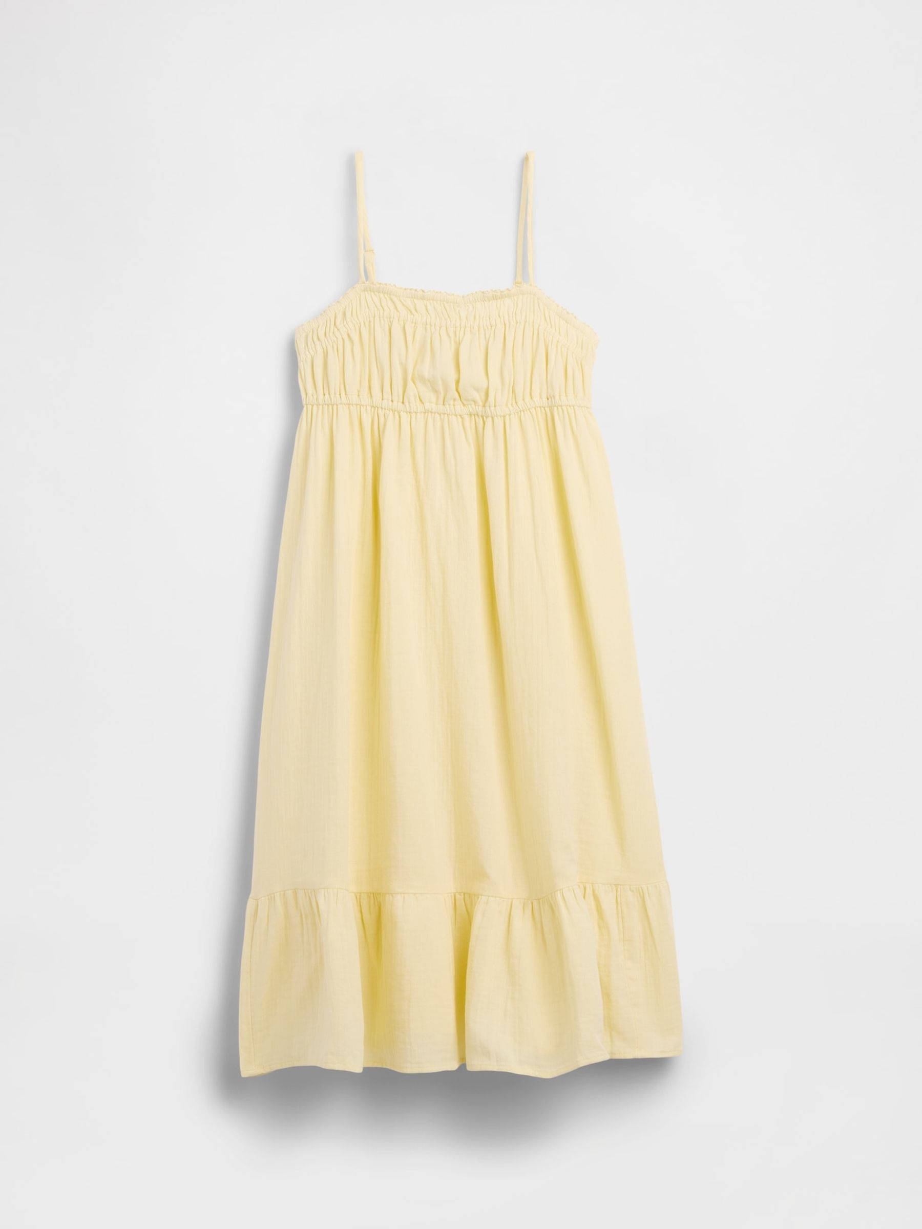 Yellow Gauze Midi Dress - Image 3 of 5