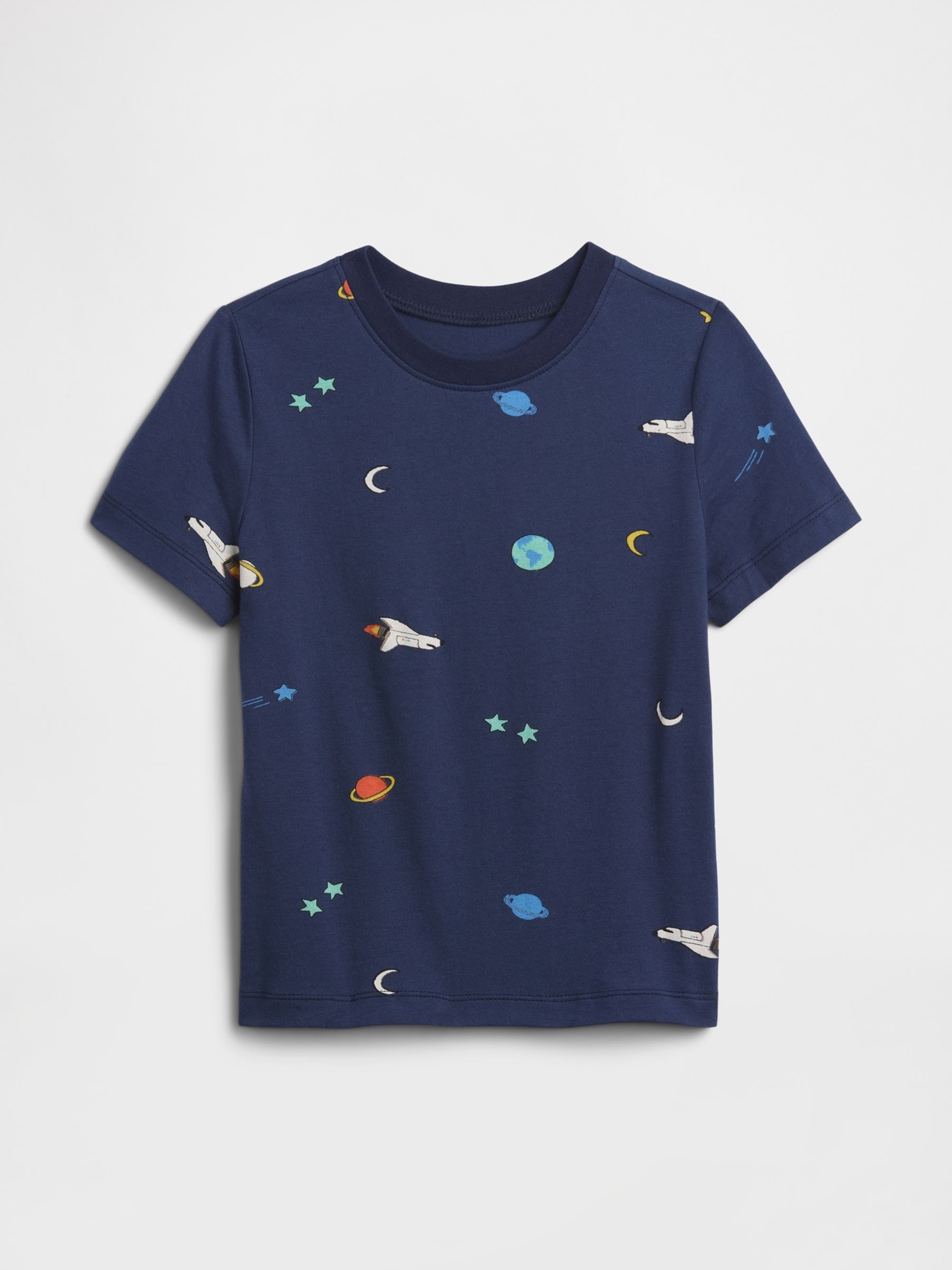 Navy Space Pocket Short Sleeve T-Shirt - Image 1 of 3