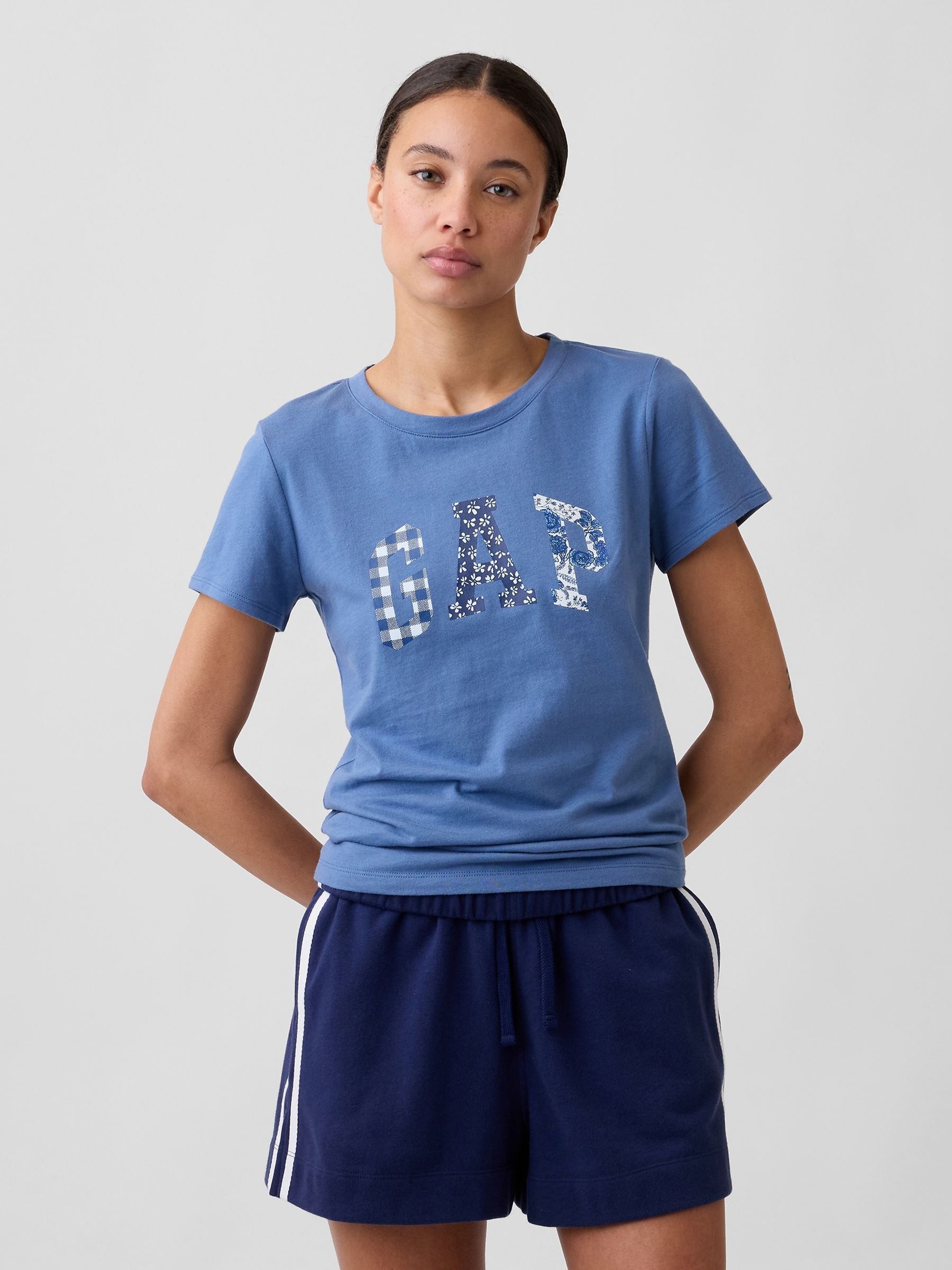 Blue Logo Short Sleeve T-Shirt - Image 1 of 5