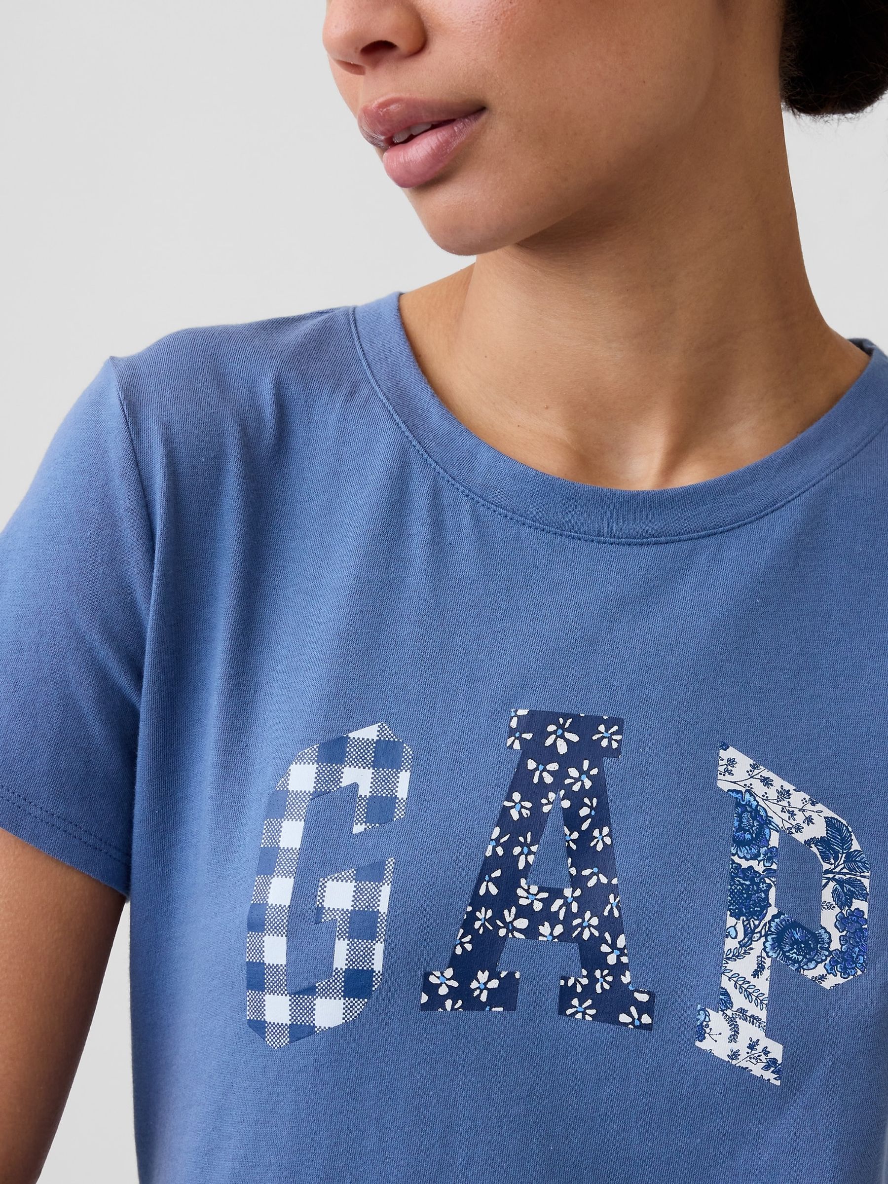 Blue Logo Short Sleeve T-Shirt - Image 4 of 5