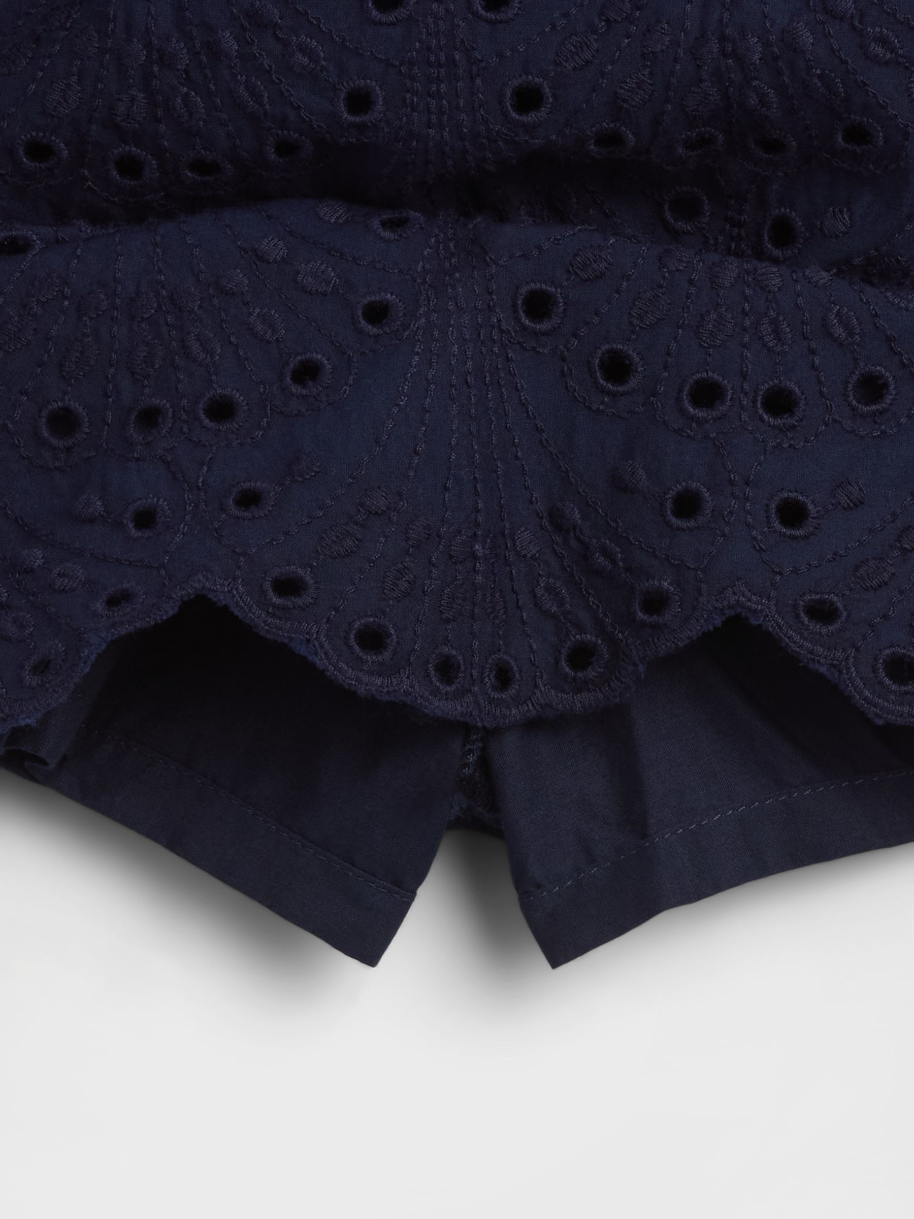 Navy Eyelet Mini Skort - Image 4 of 4 Navy Eyelet Mini Skort - Image 4 of 4