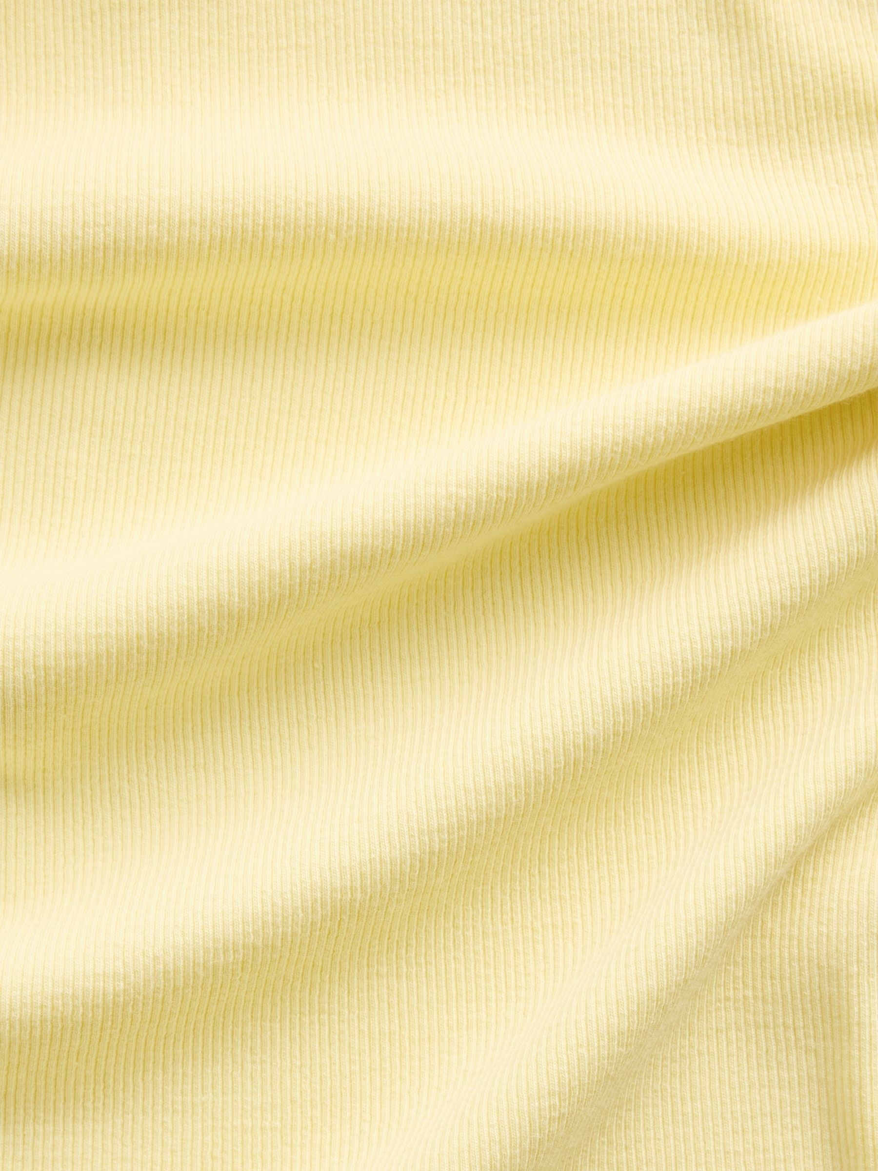 Yellow Modern Rib Square-Neck Maxi Dress - Image 5 of 5