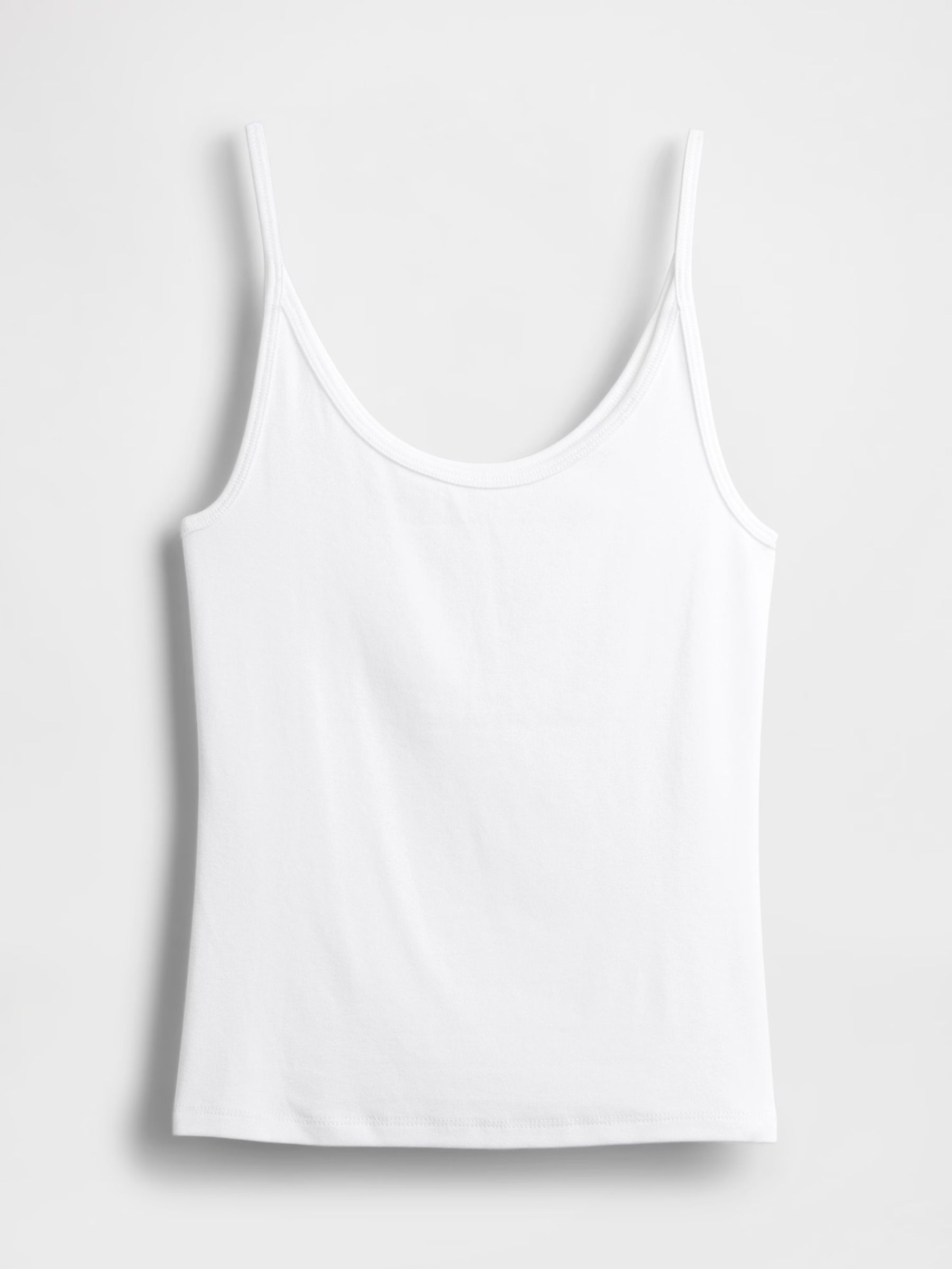 White Modern Crop Cami Top - Image 5 of 5