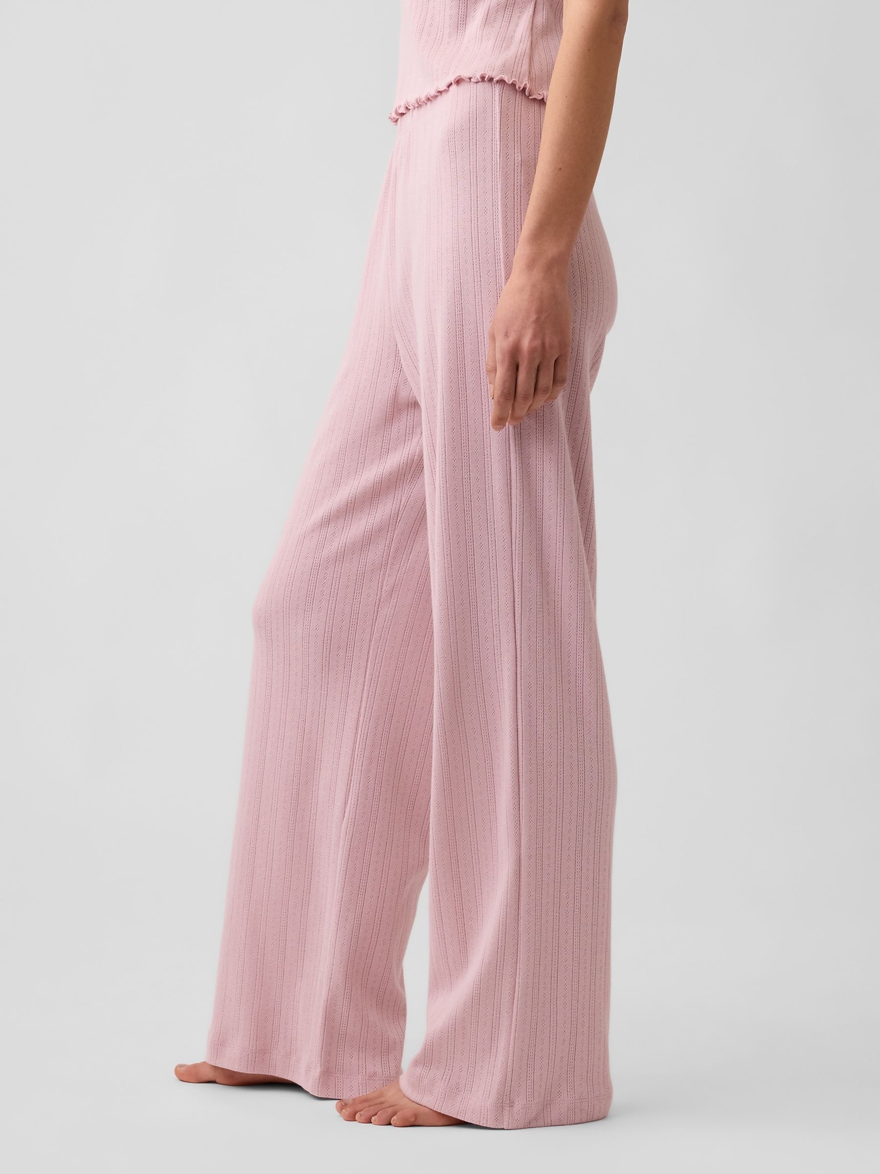 Pink Pointelle Pyjamas Bottoms - Image 3 of 5