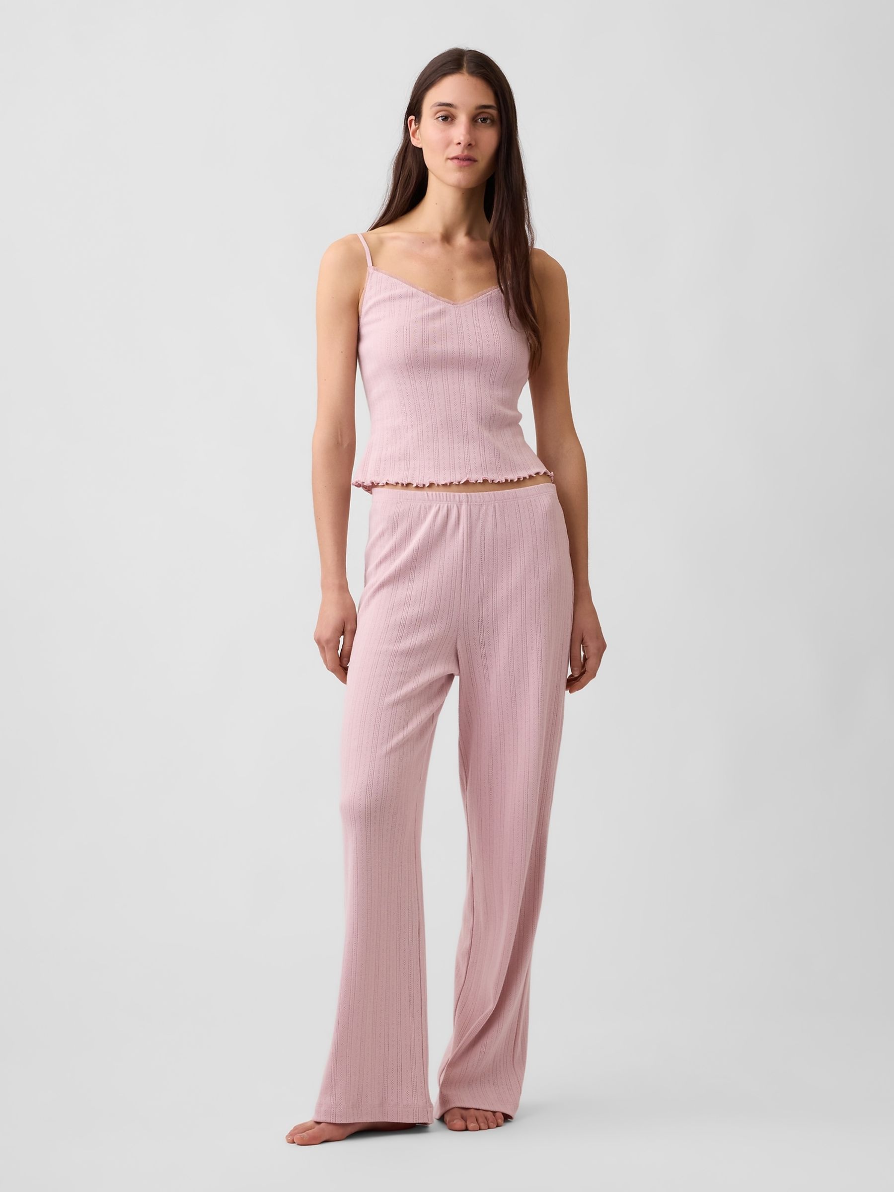 Pink Pointelle Pyjamas Bottoms - Image 4 of 5