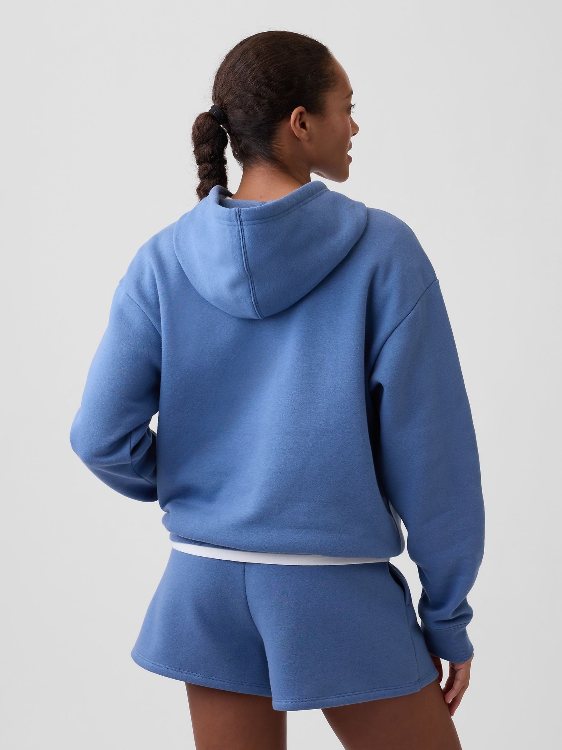 Blue Relaxed Gap Logo Hoodie - Image 2 of 5