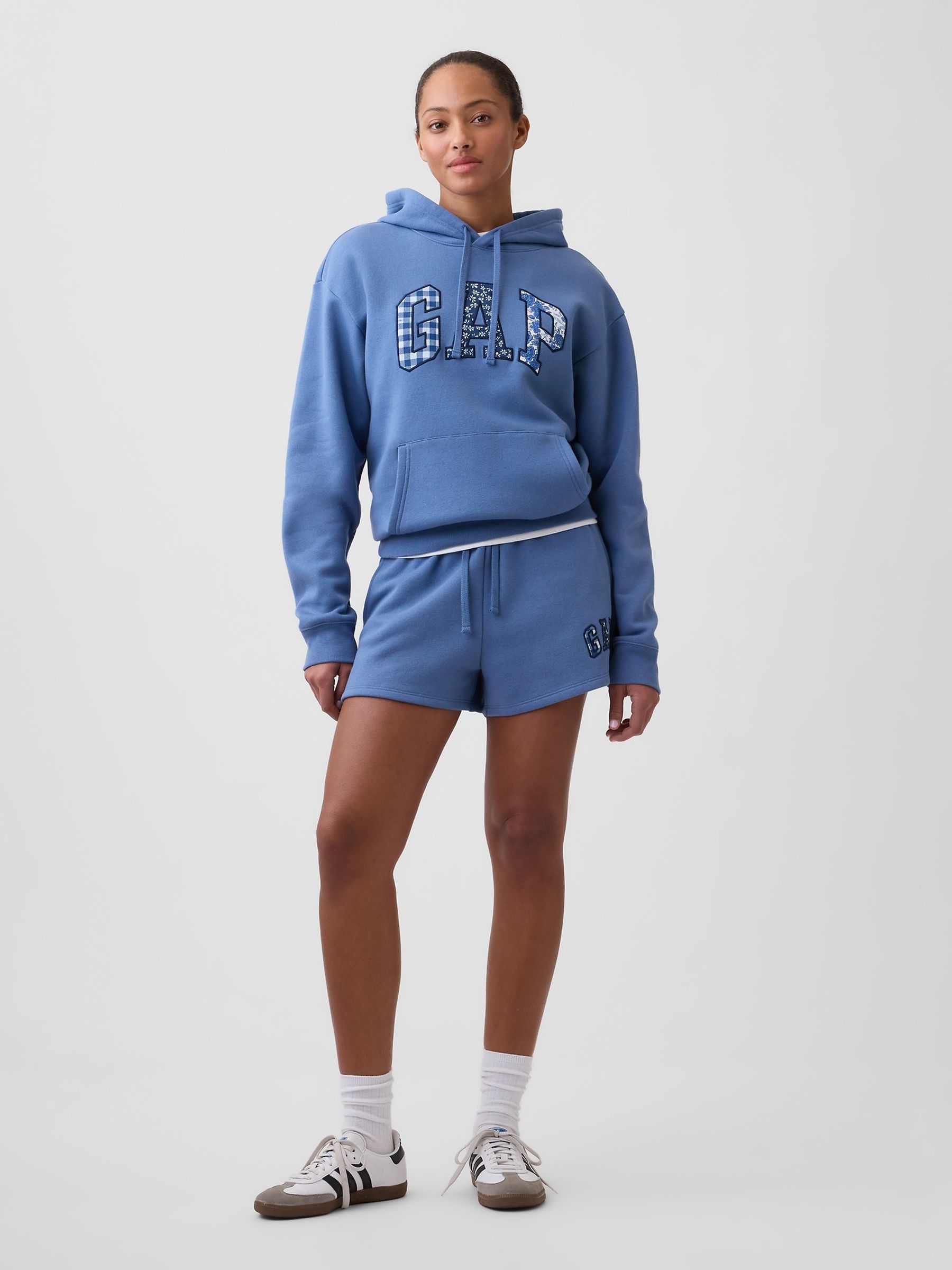Blue Relaxed Gap Logo Hoodie - Image 3 of 5
