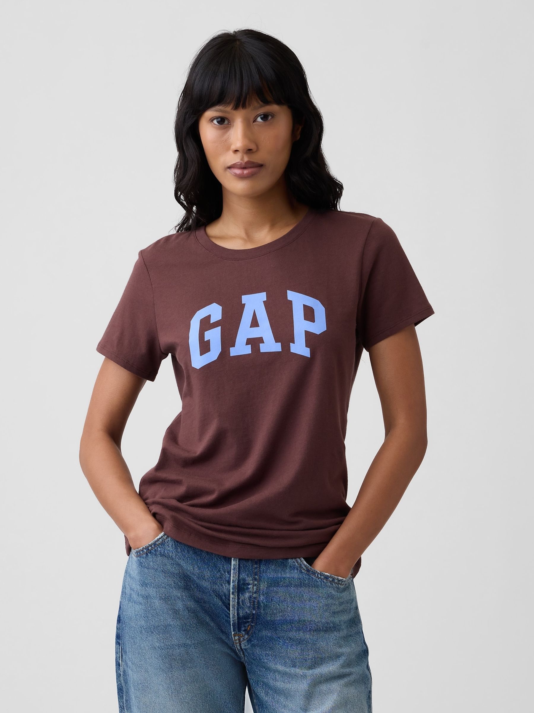 Brown Logo Short Sleeve T-Shirt - Image 1 of 4