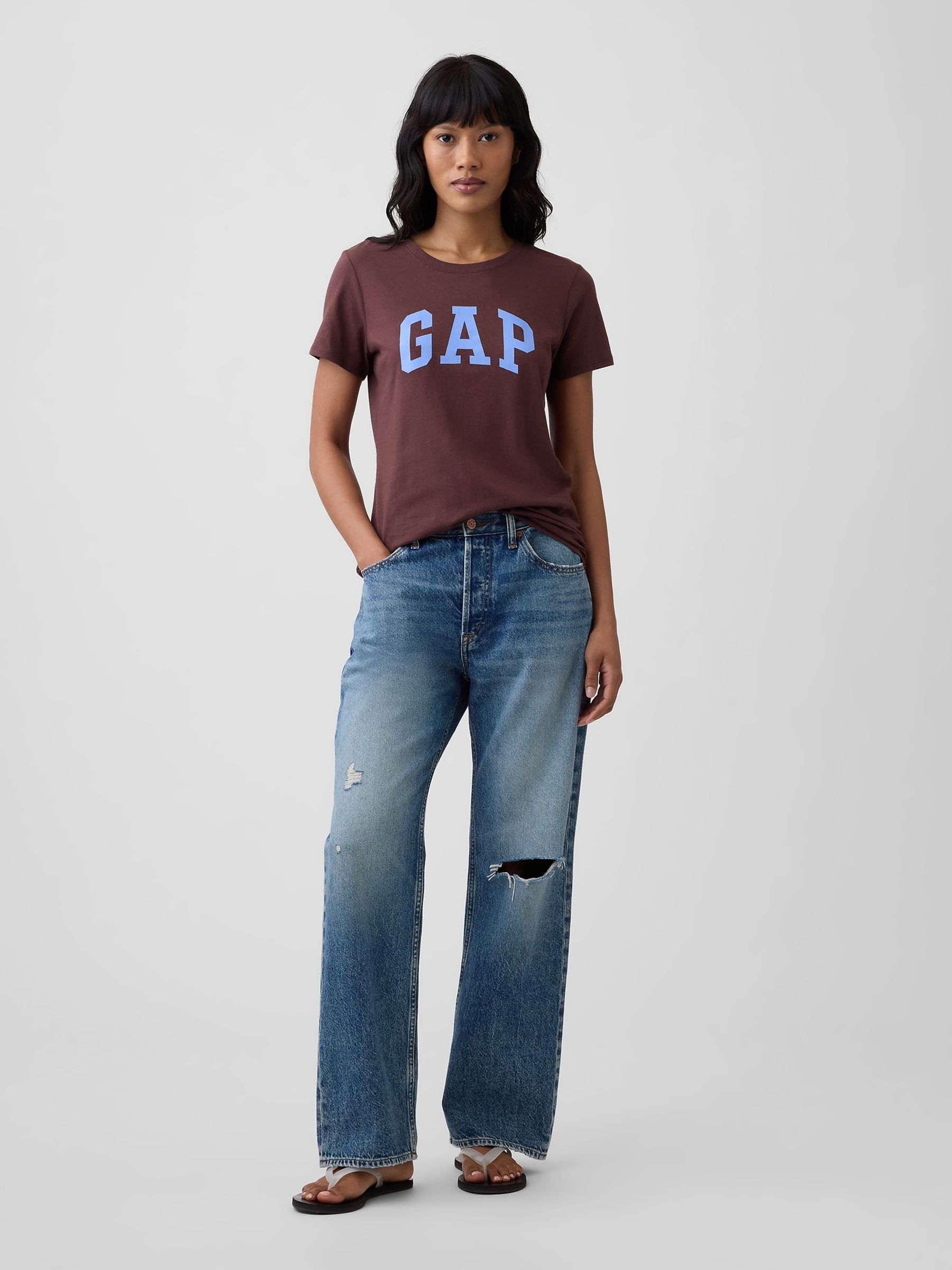 Brown Logo Short Sleeve T-Shirt - Image 3 of 4
